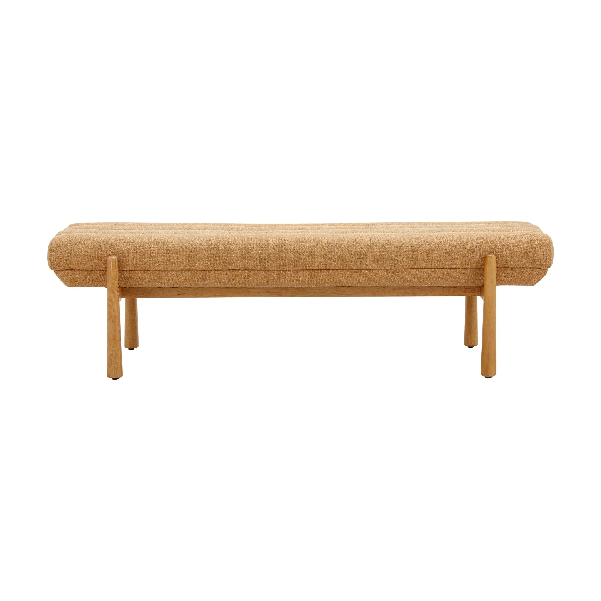 Julianna Sunflower Yellow Heavy Linen Bench - Image 3