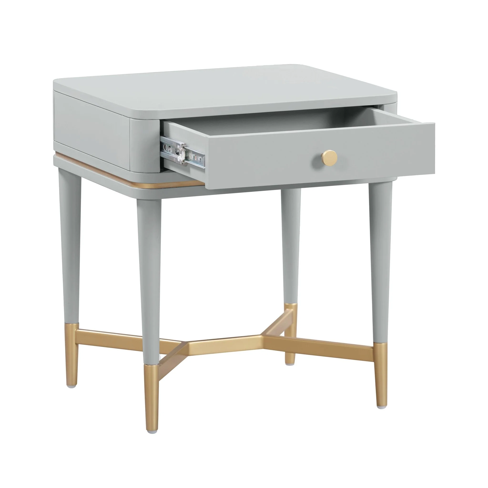 Julieta Grey Nightstand - Image 7