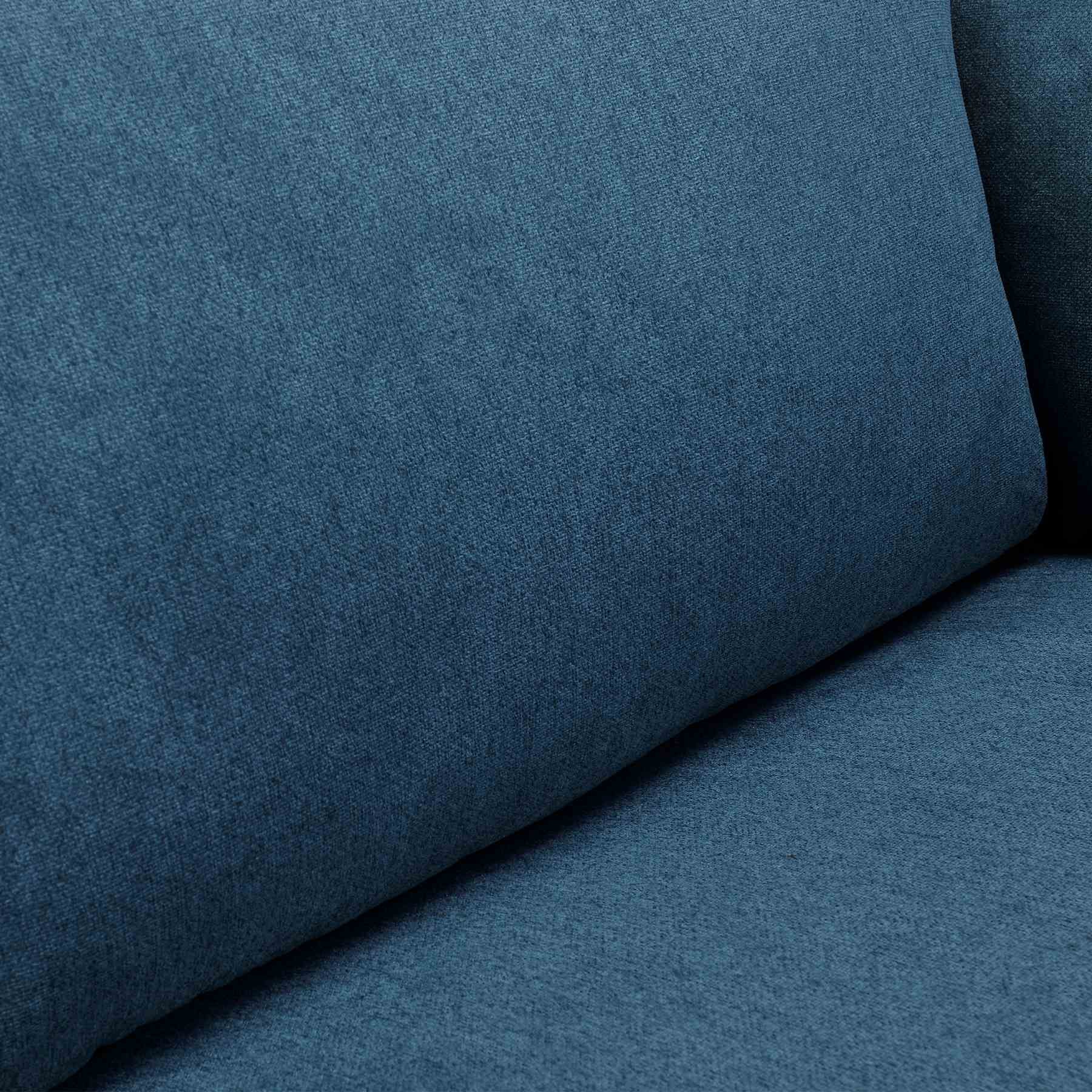 Juliett 80" Modern Blue Fabric Sofa with Power Footrest - Image 6