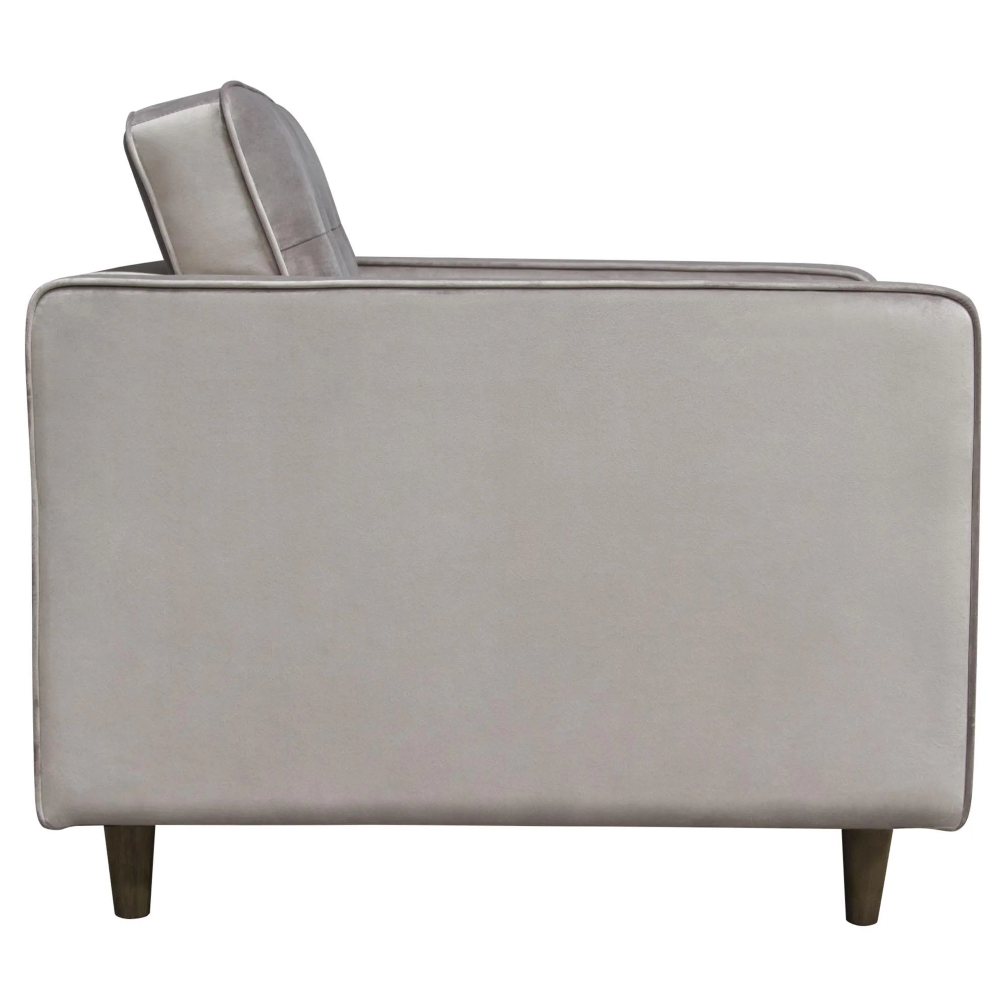 Juniper Tufted Chair in Champagne Grey Velvet by Diamond Sofa - Image 5