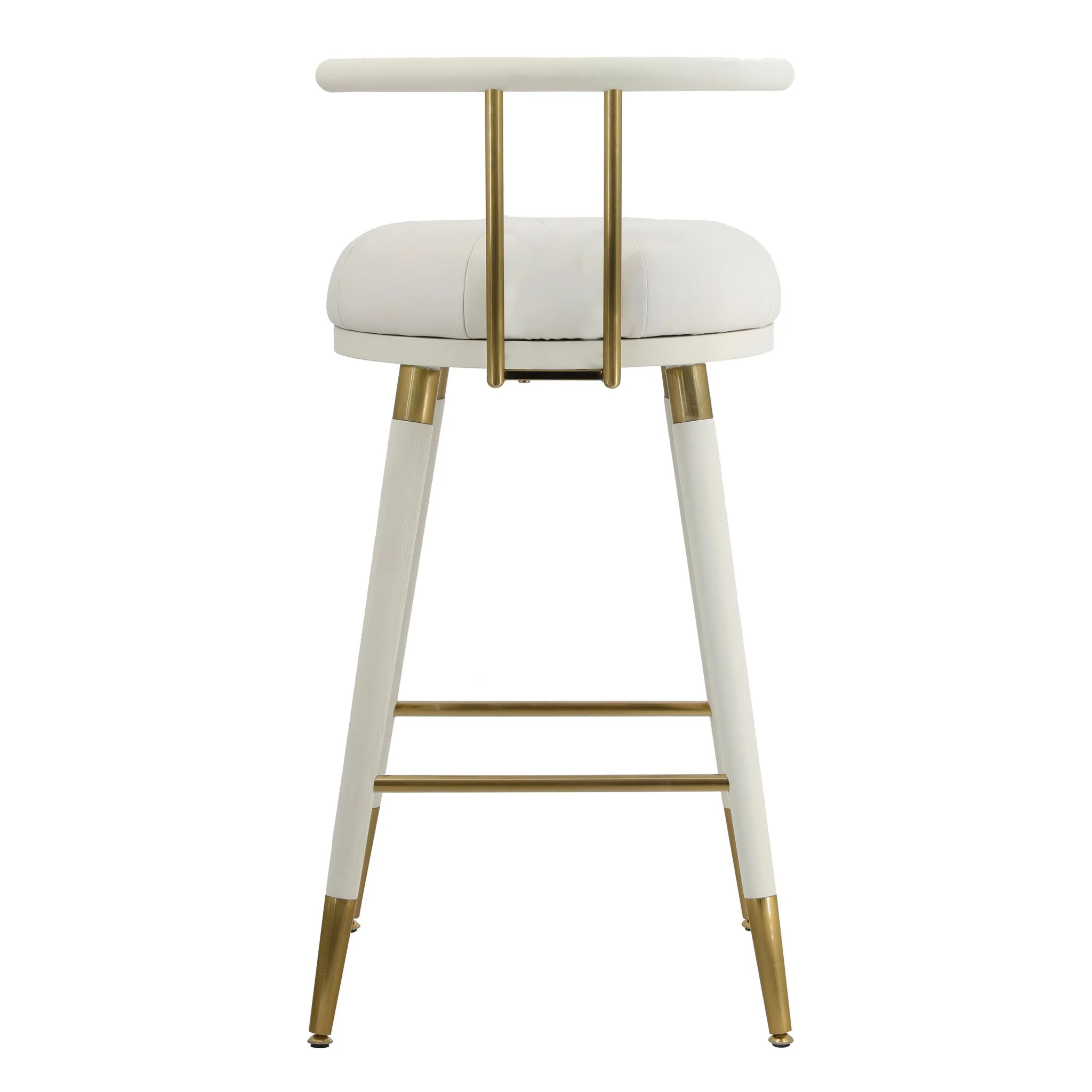 Juniper White Performance Vegan Leather Barstool - Image 5