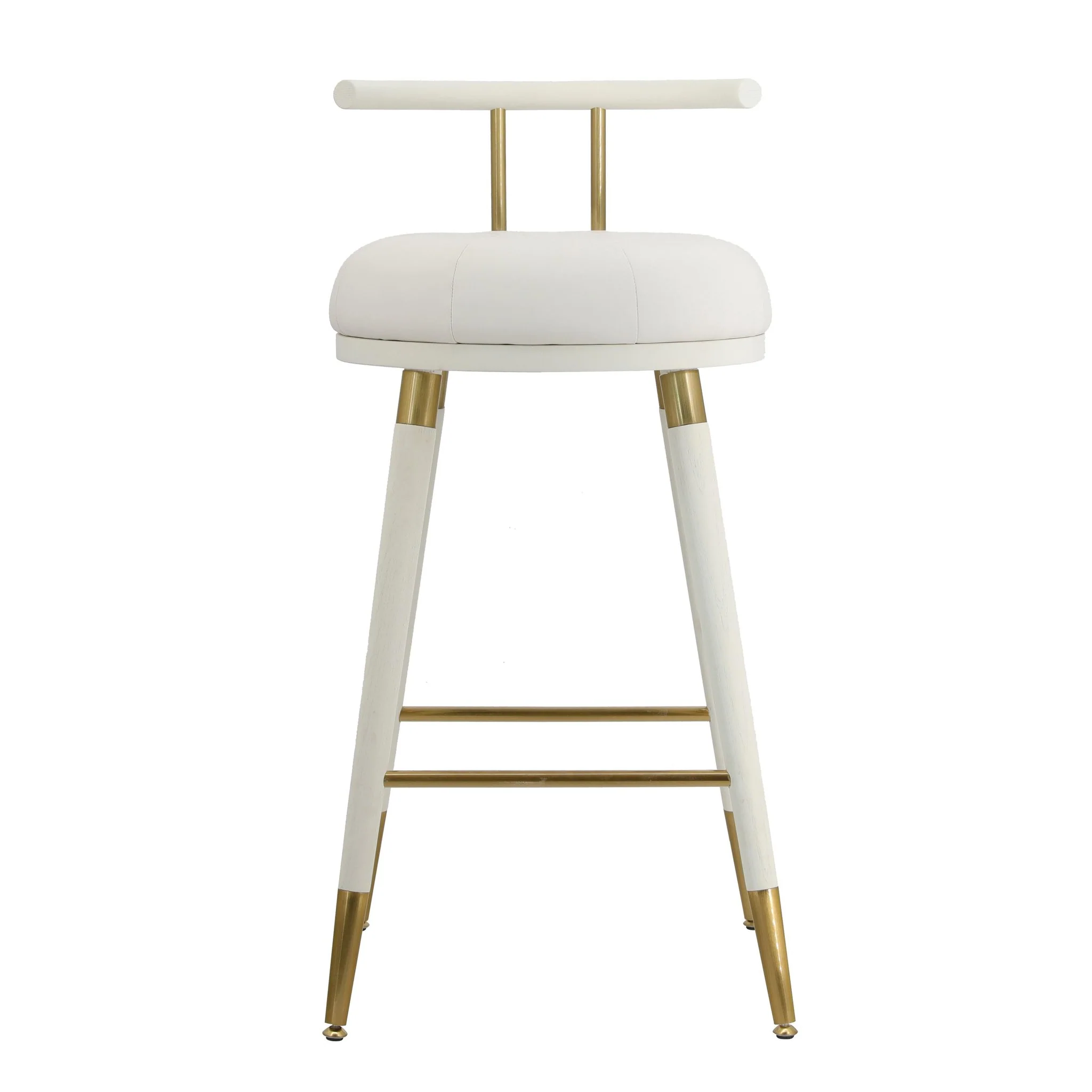 Juniper White Performance Vegan Leather Counter Stool - Image 3