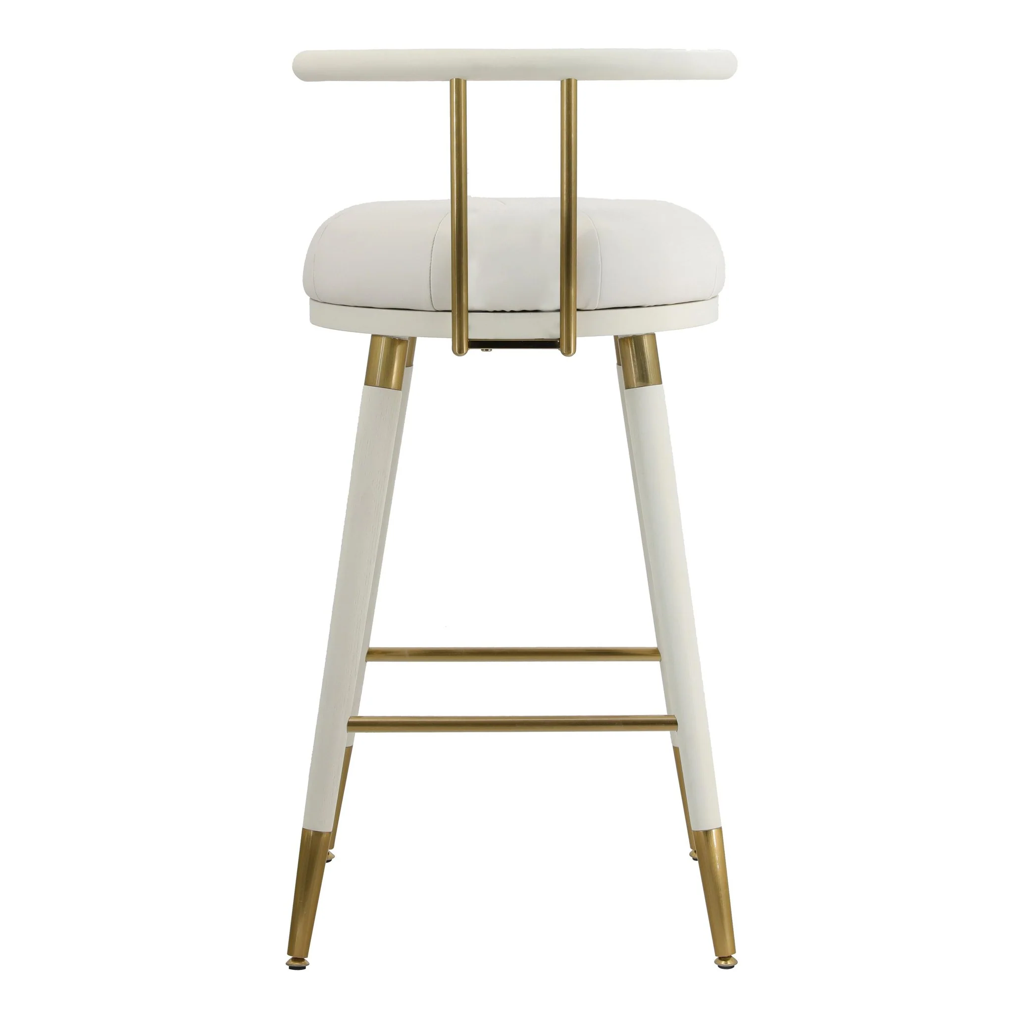 Juniper White Performance Vegan Leather Counter Stool - Image 5