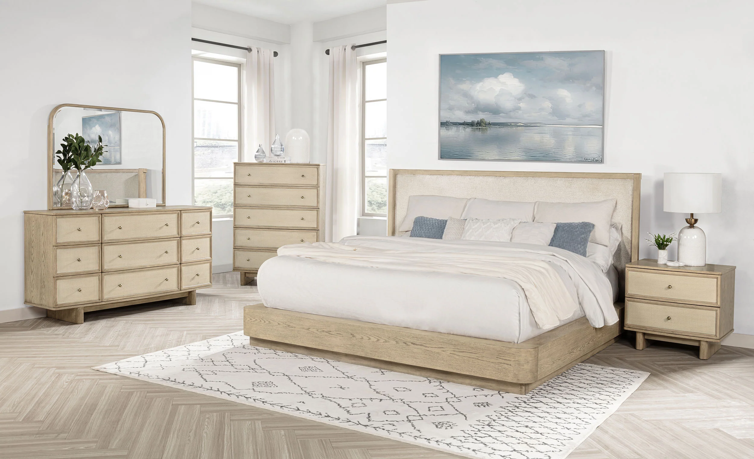 Kailani Wingback Platform Bed - Image 10