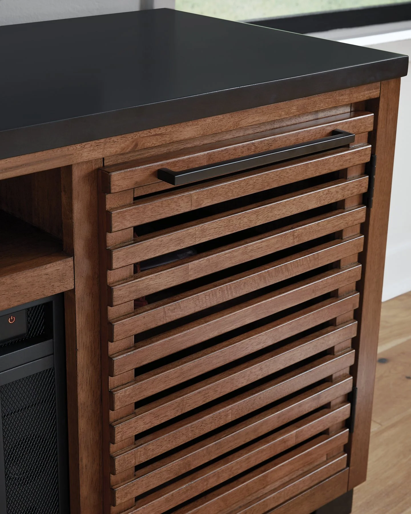Kallari 84" TV Stand with Electric Fireplace - Image 12