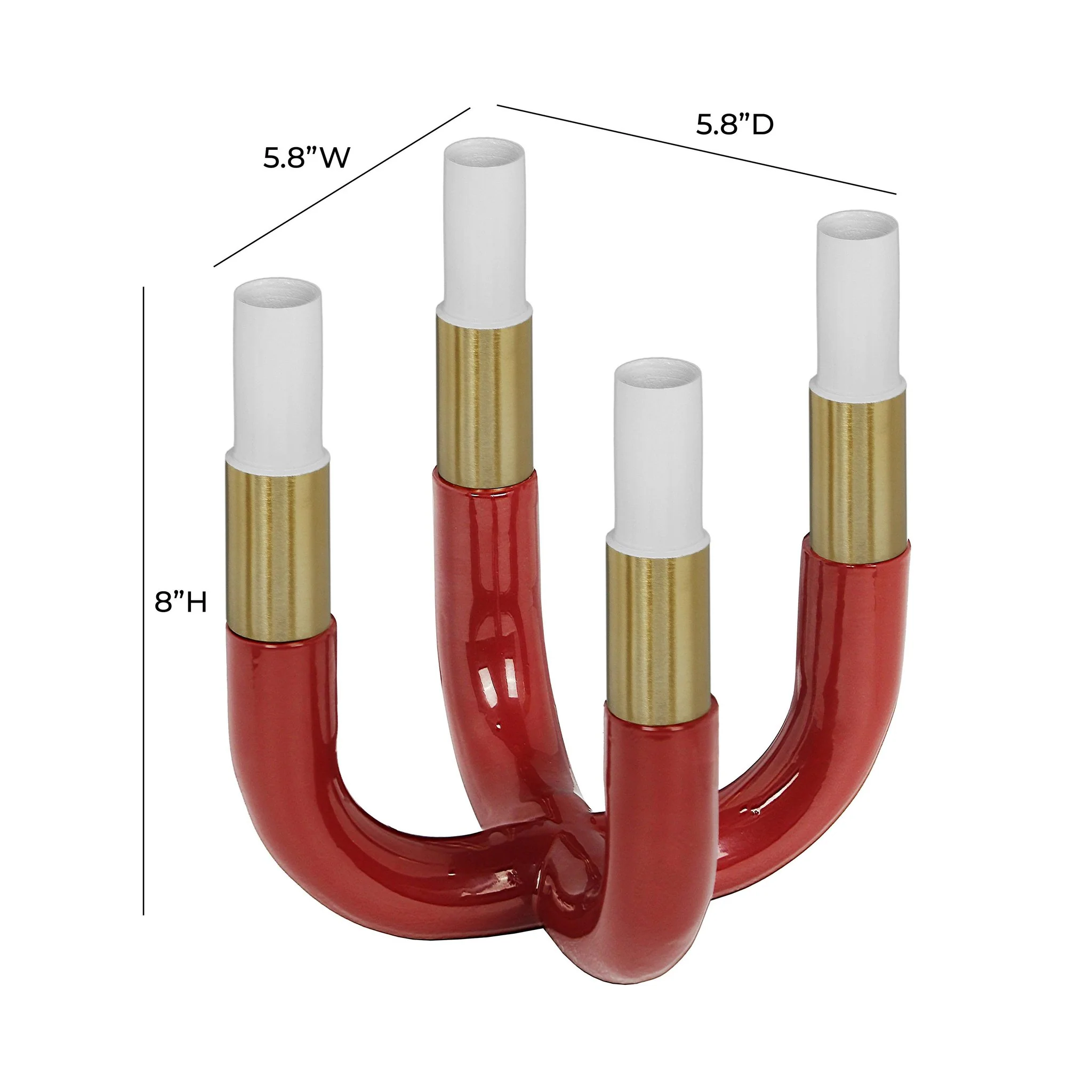 Kaonashi Burgundy Candelabra - Image 6