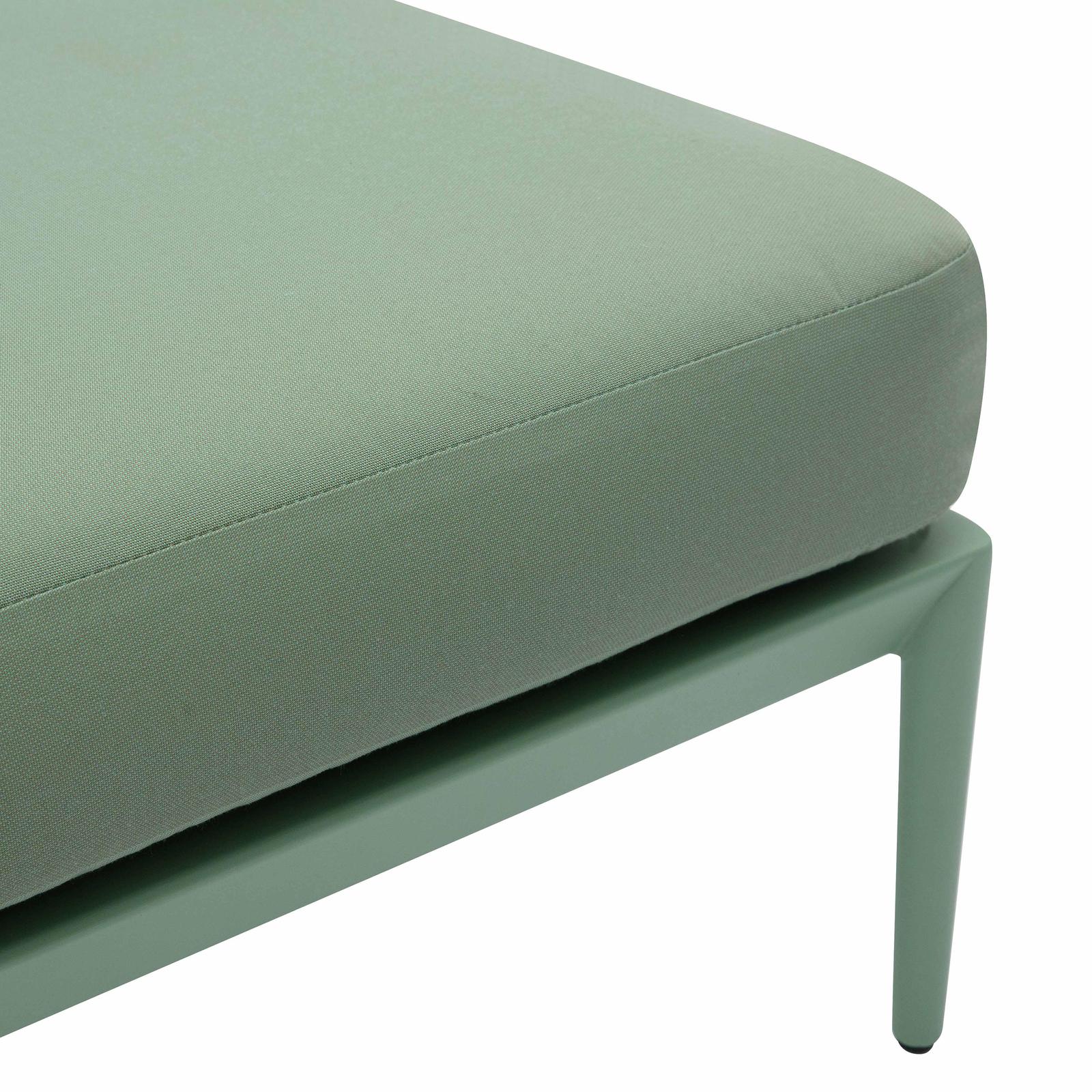 Kapri Moss Green Modular Outdoor Armless Chair - Image 5