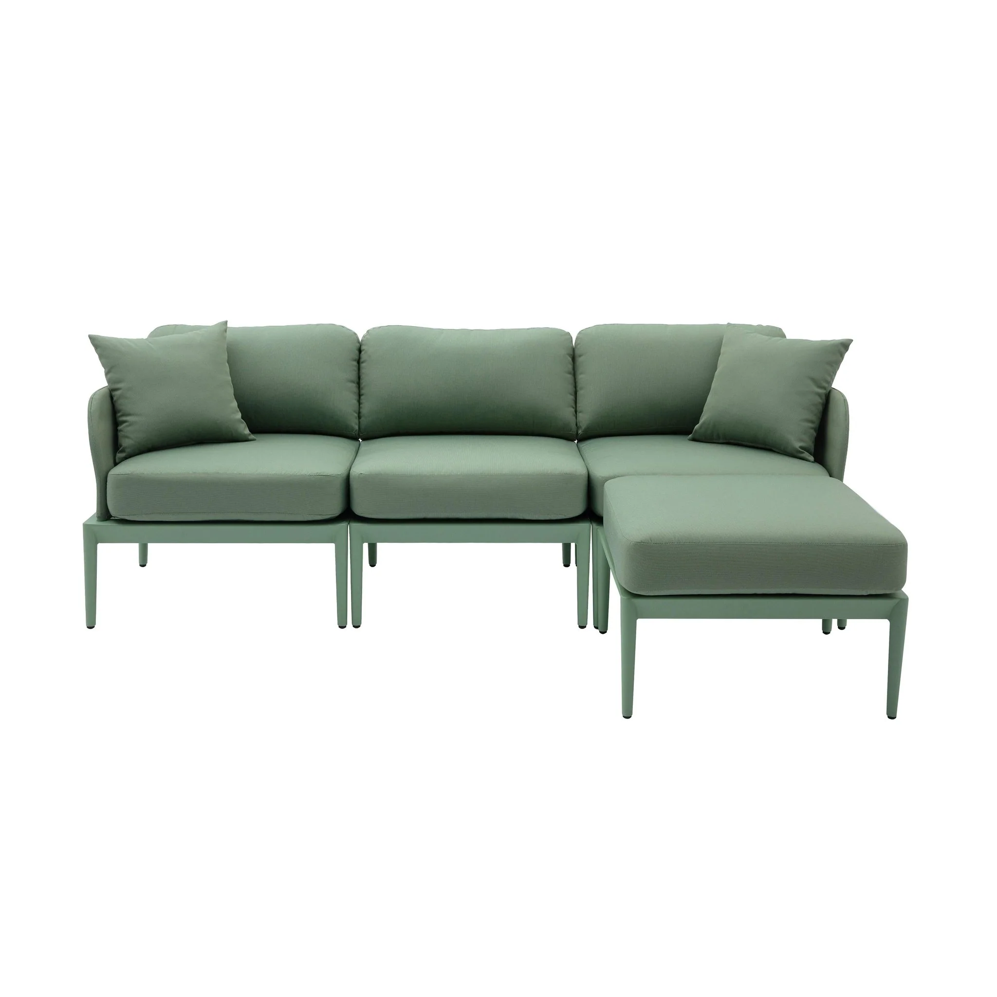 Kapri Moss Green Modular Outdoor Sectional - Image 3