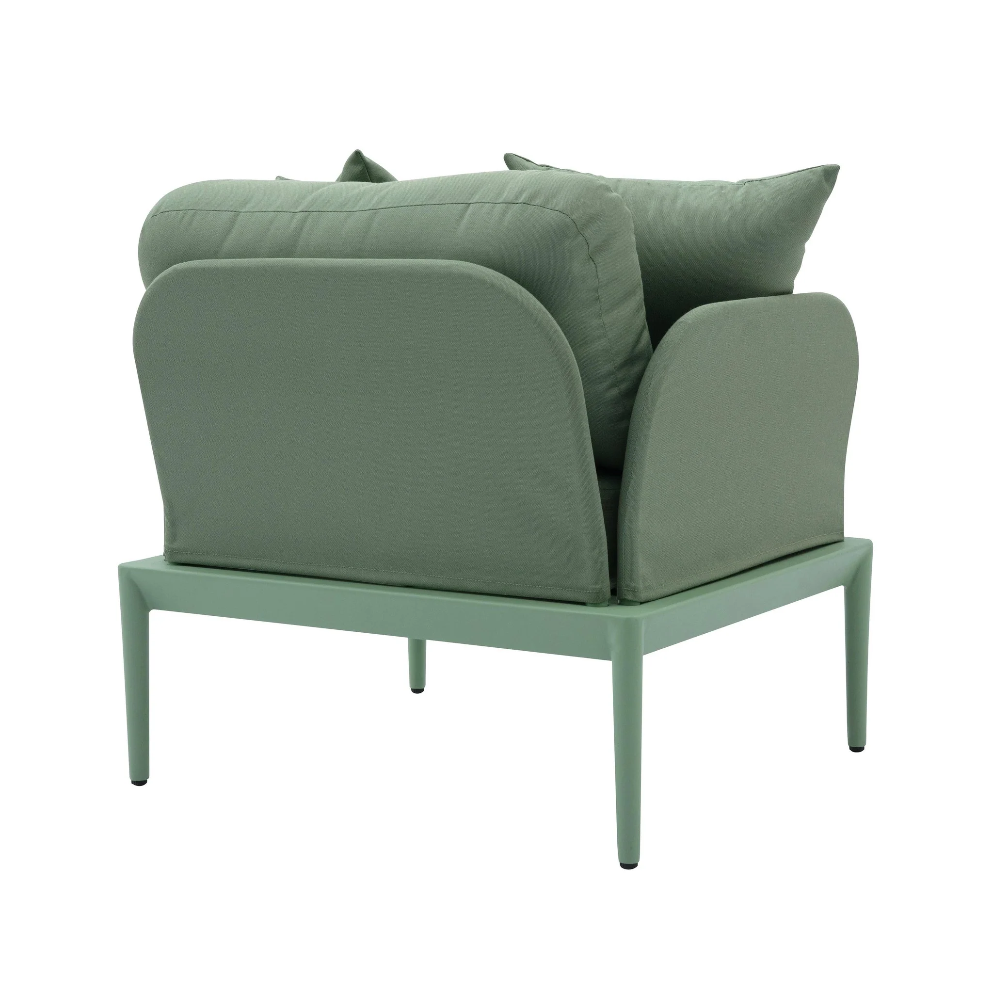 Kapri Moss Green Outdoor Armchair - Image 4