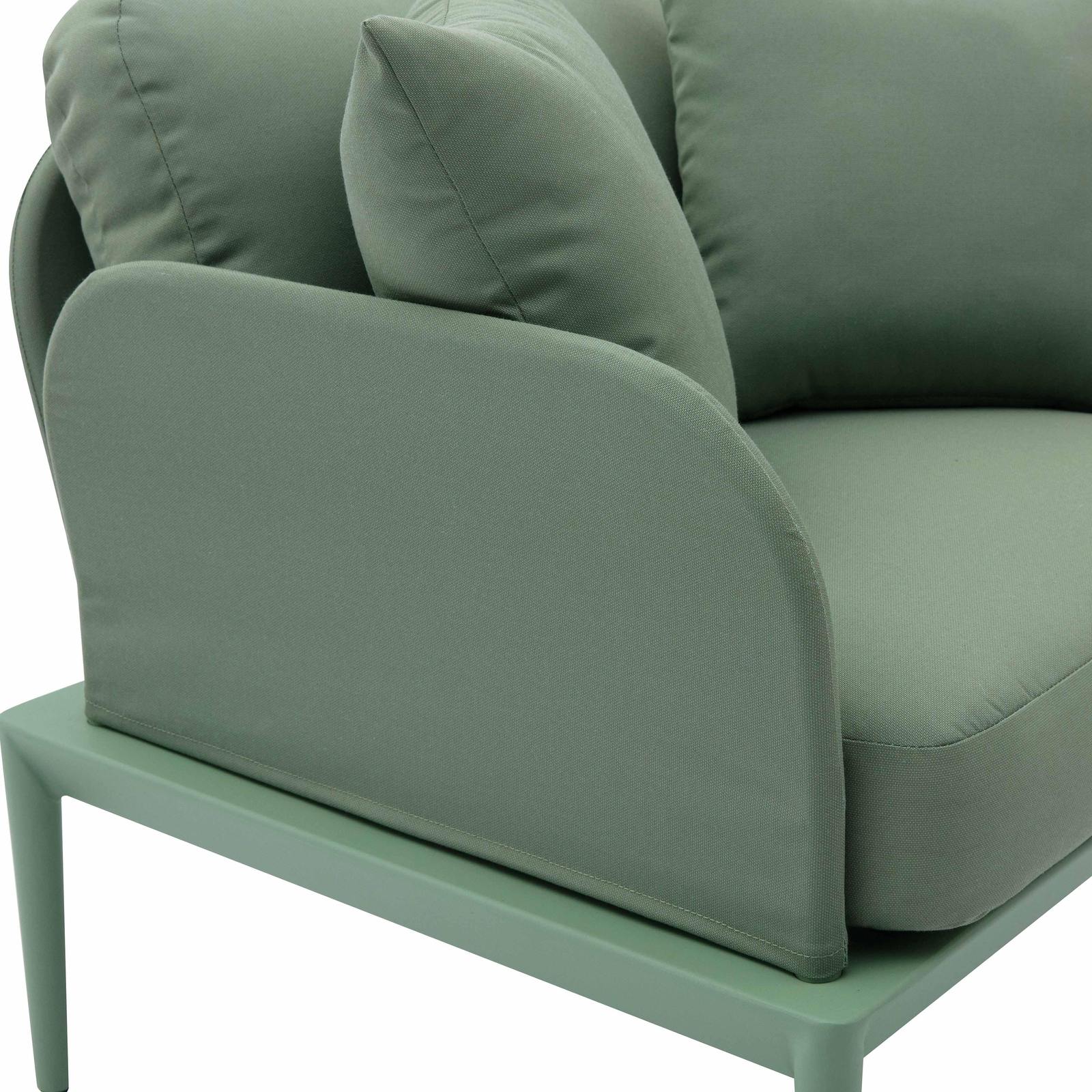 Kapri Moss Green Outdoor Armchair - Image 5