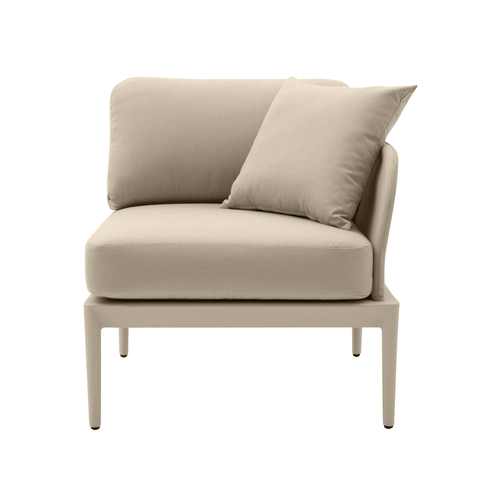 Kapri Taupe Modular Outdoor RAF Corner Seat - Image 2