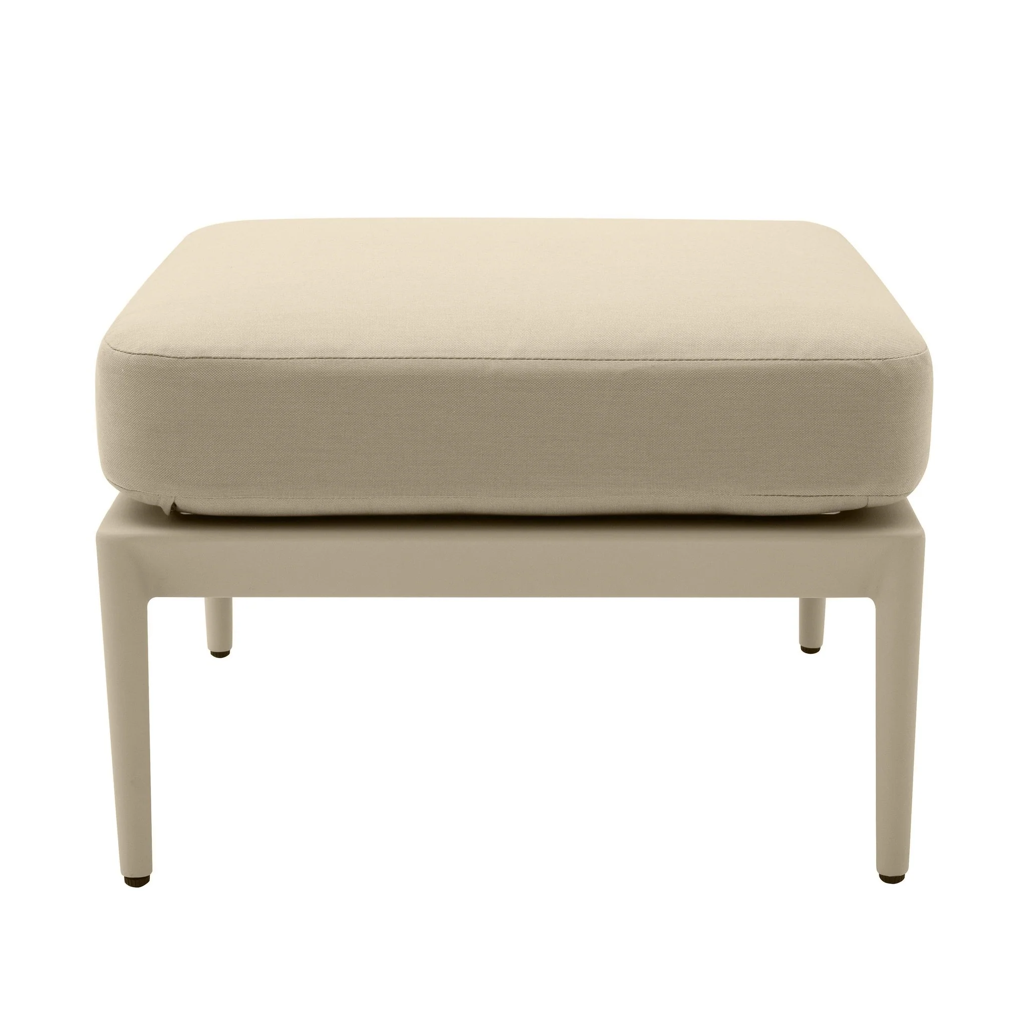Kapri Taupe Outdoor Ottoman - Image 5