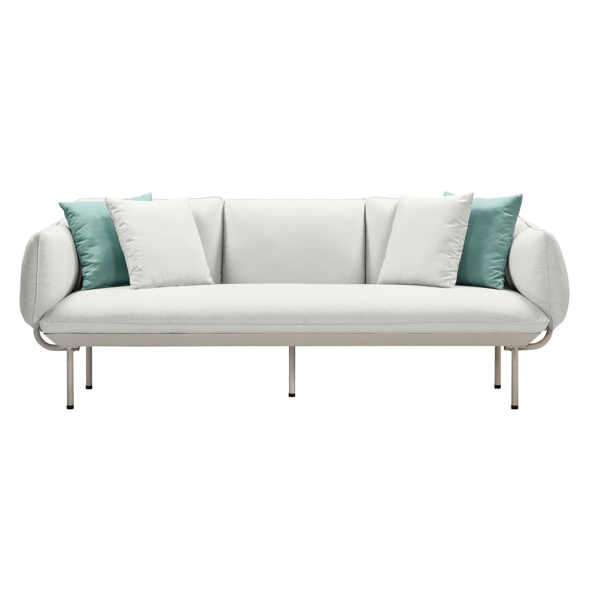 Katti Light Grey Outdoor Sofa - Image 3