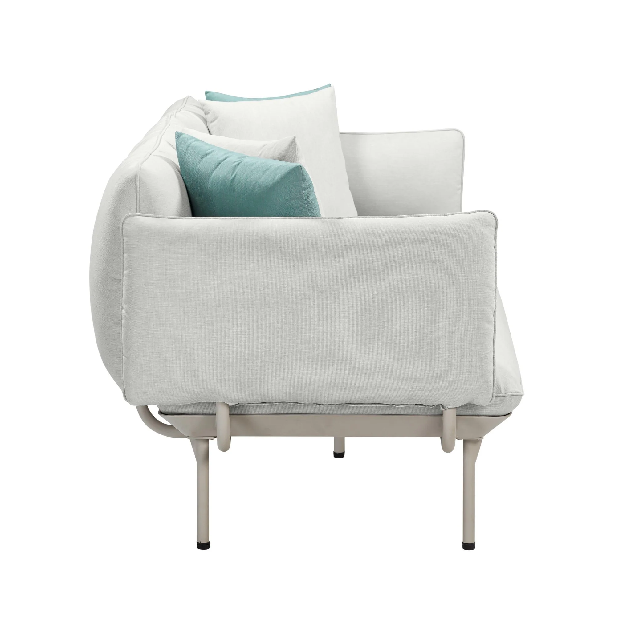 Katti Light Grey Outdoor Sofa - Image 4