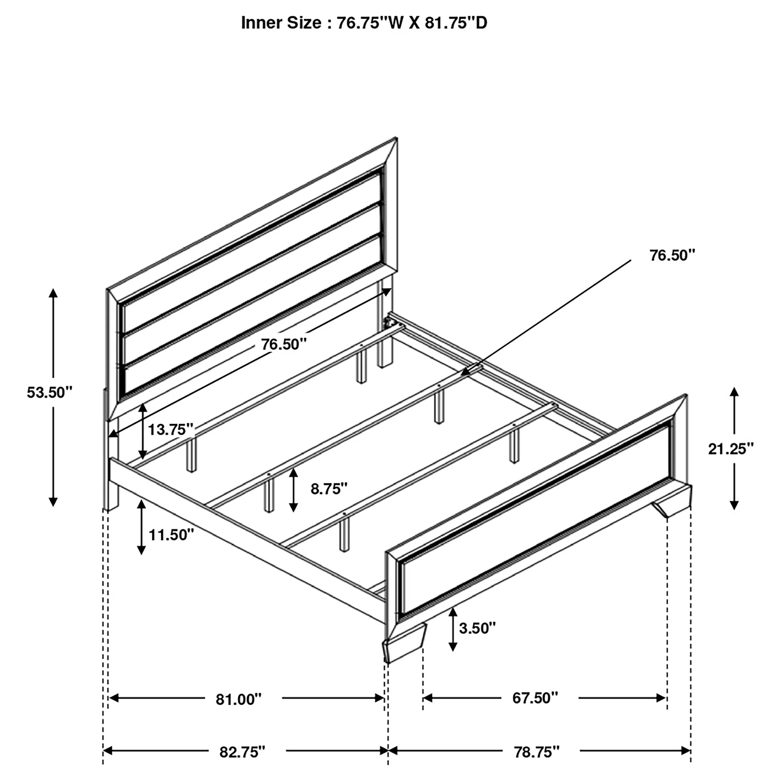 Kauffman Panel Bed - Image 50