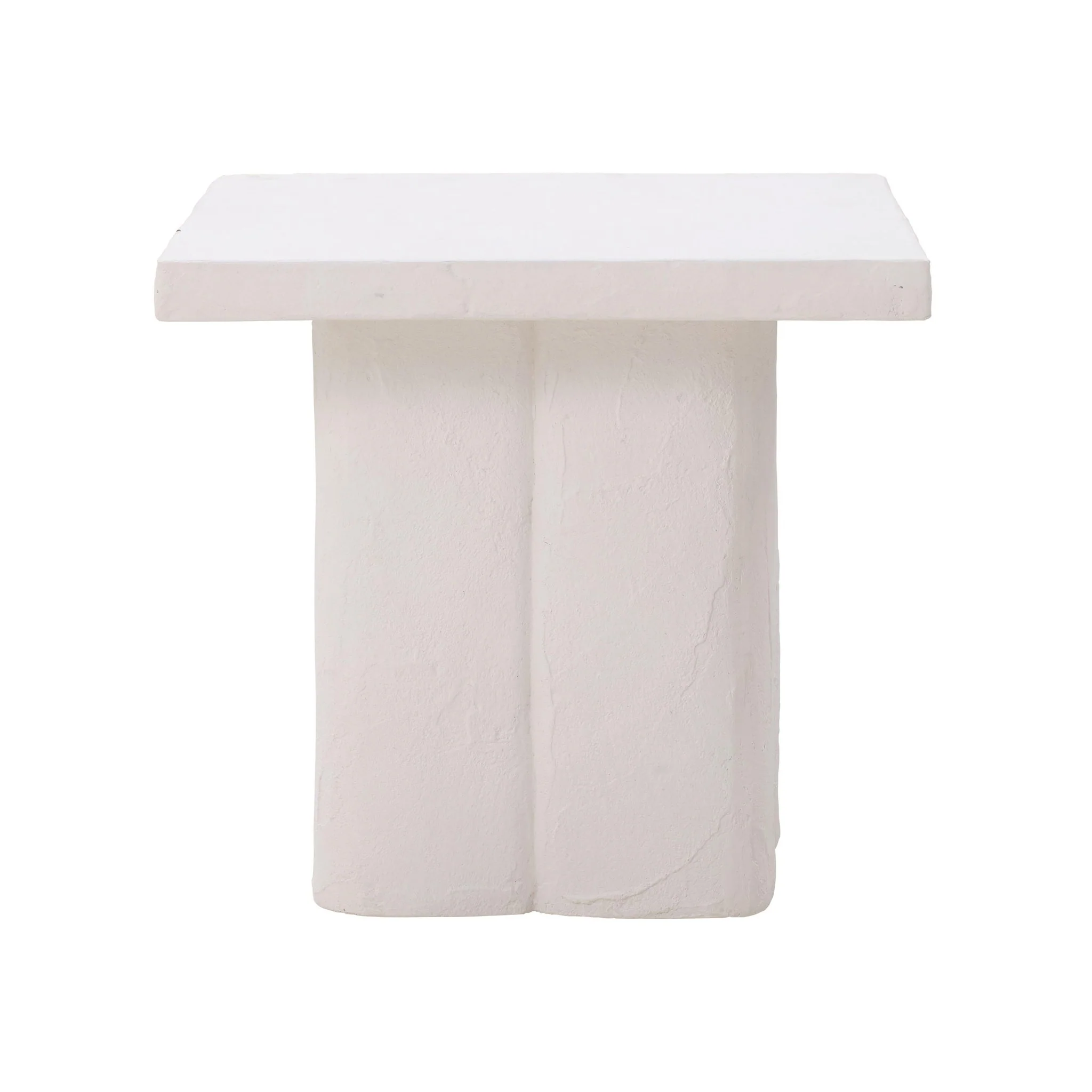 Kayla White Concrete Side Table - Image 3