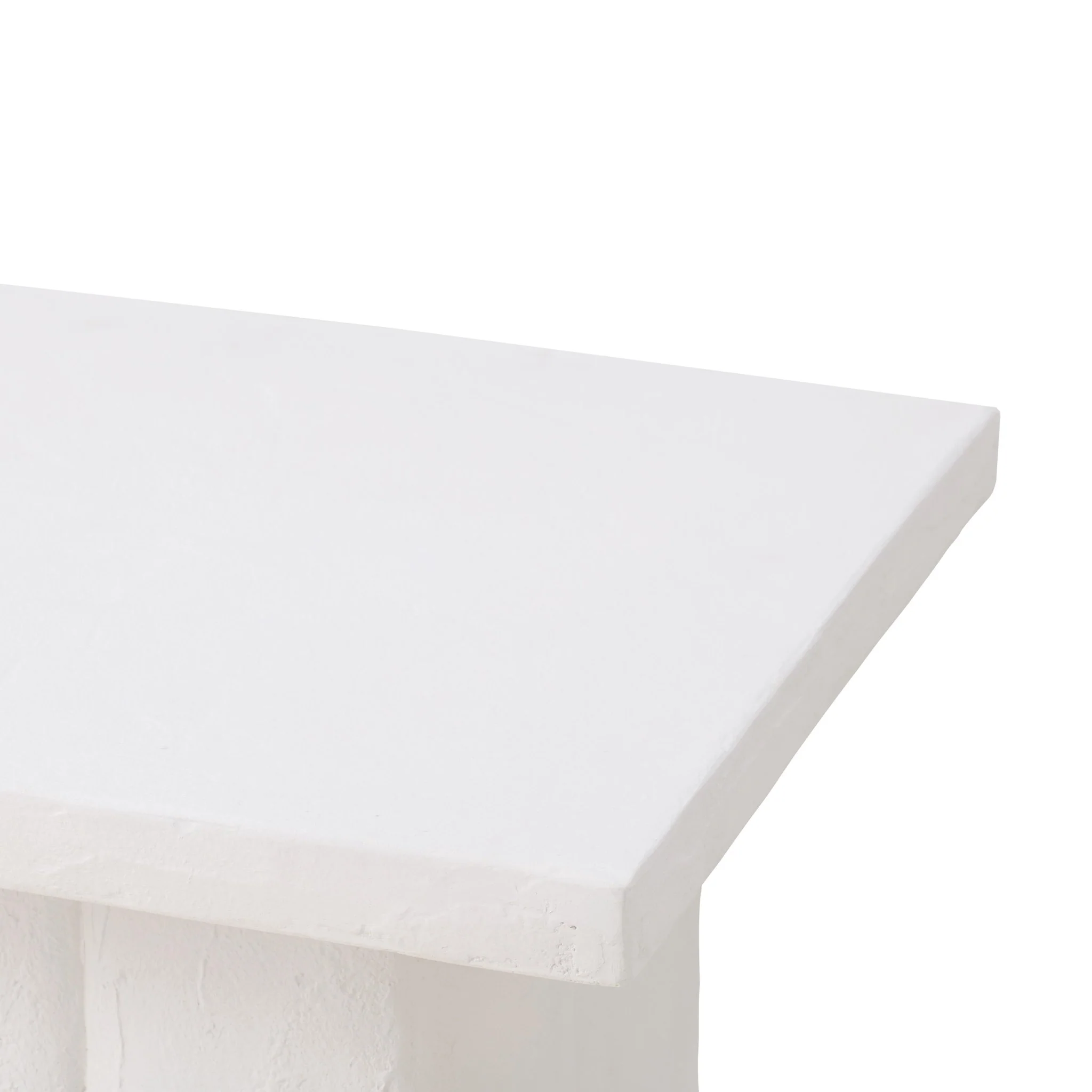 Kayla White Concrete Side Table - Image 5