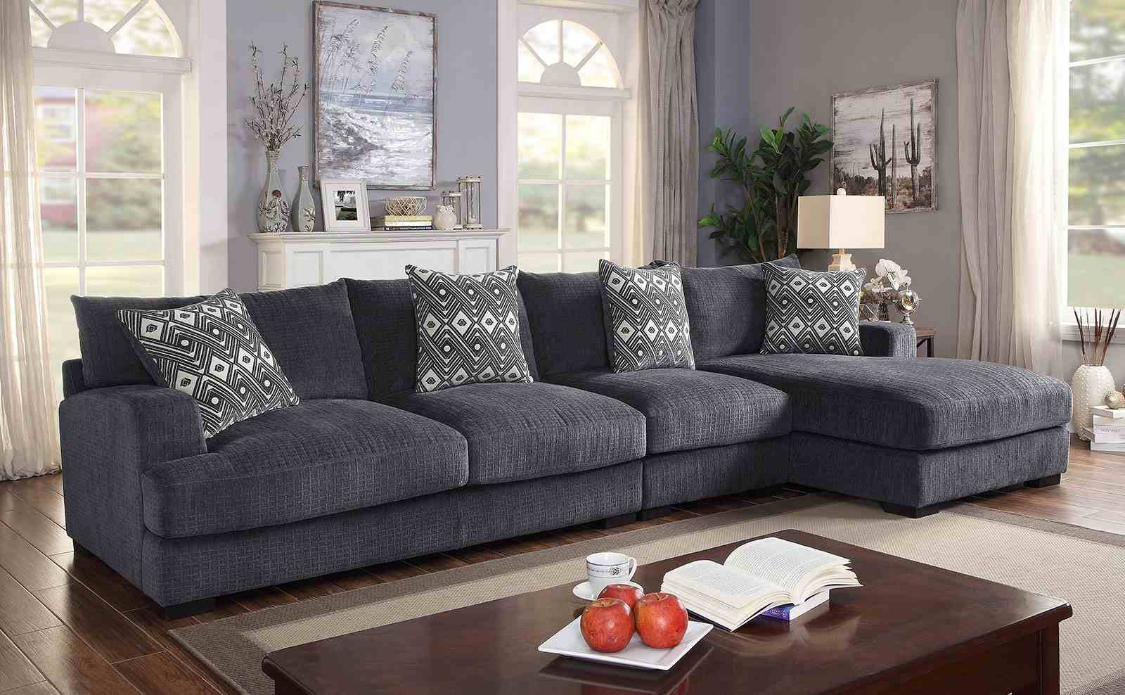 Kaylee Large L-Shaped Sectional, Right Chaise - Image 2