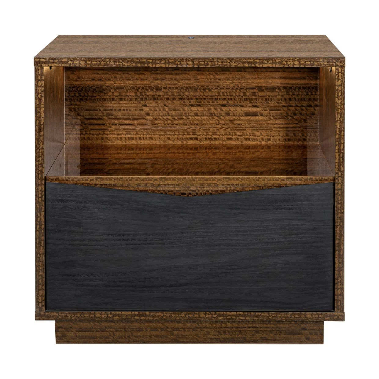Kayner 1-Drawer Nightstand with LED Lights - Charcoal - Image 13