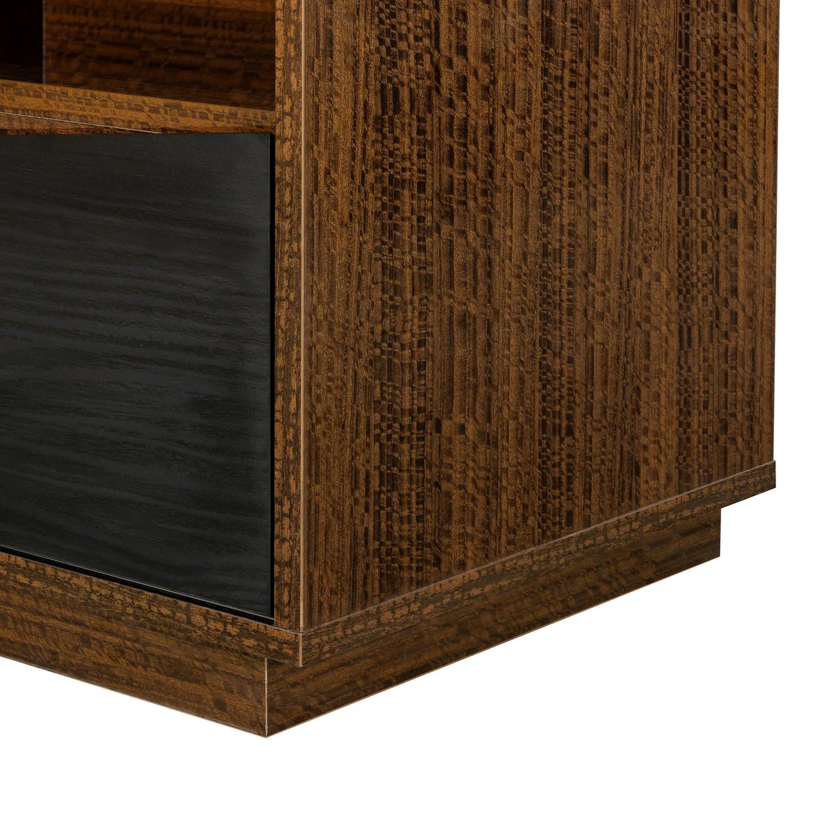 Kayner 1-Drawer Nightstand with LED Lights - Charcoal - Image 16