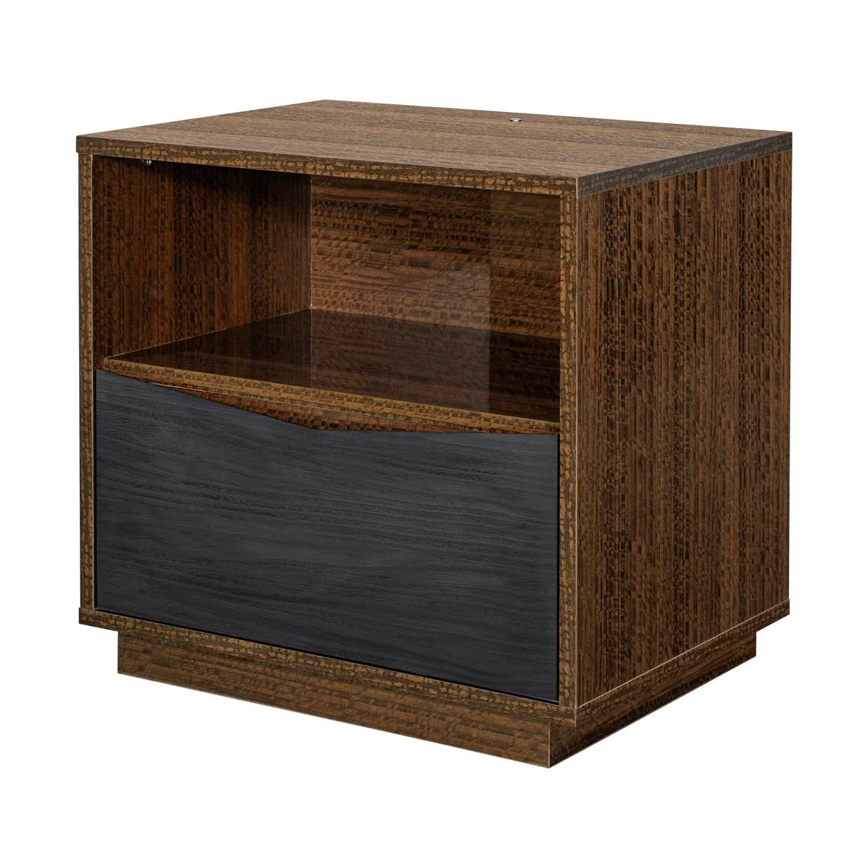 Kayner 1-Drawer Nightstand with LED Lights - Charcoal - Image 22