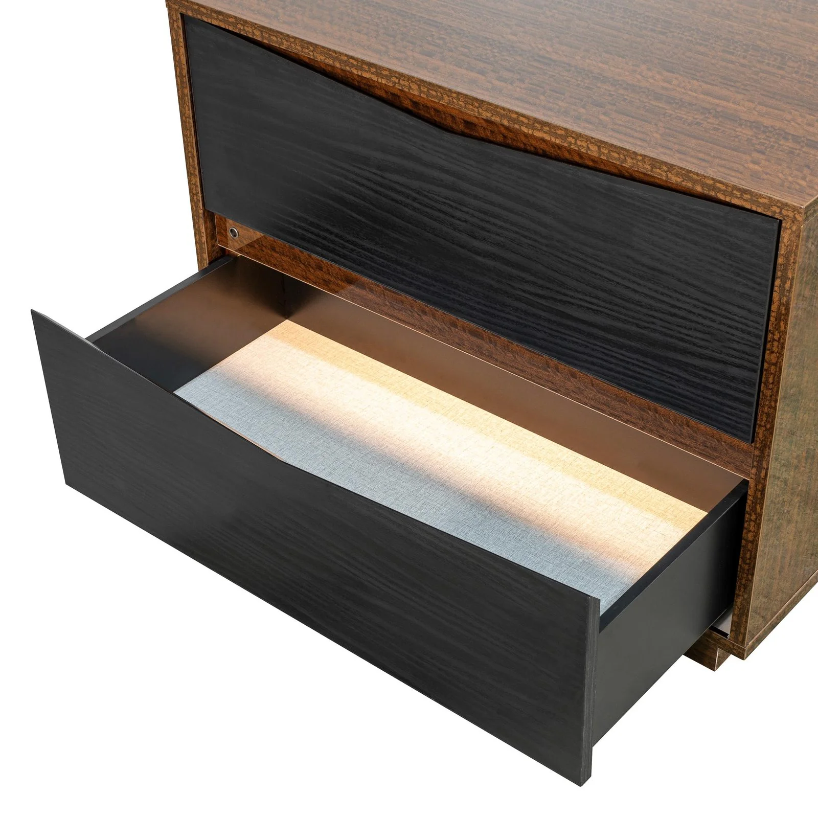 Kayner 2-Drawer Nightstand - Charcoal - Image 10