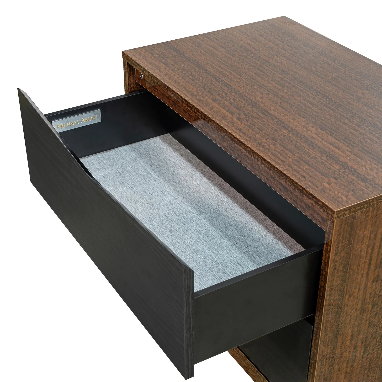 Kayner 2-Drawer Nightstand - Charcoal - Image 8