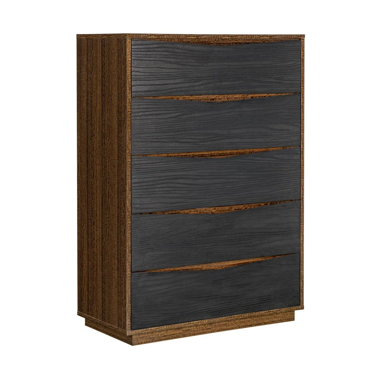 Kayner 5-Drawer Chest - Charcoal - Image 4