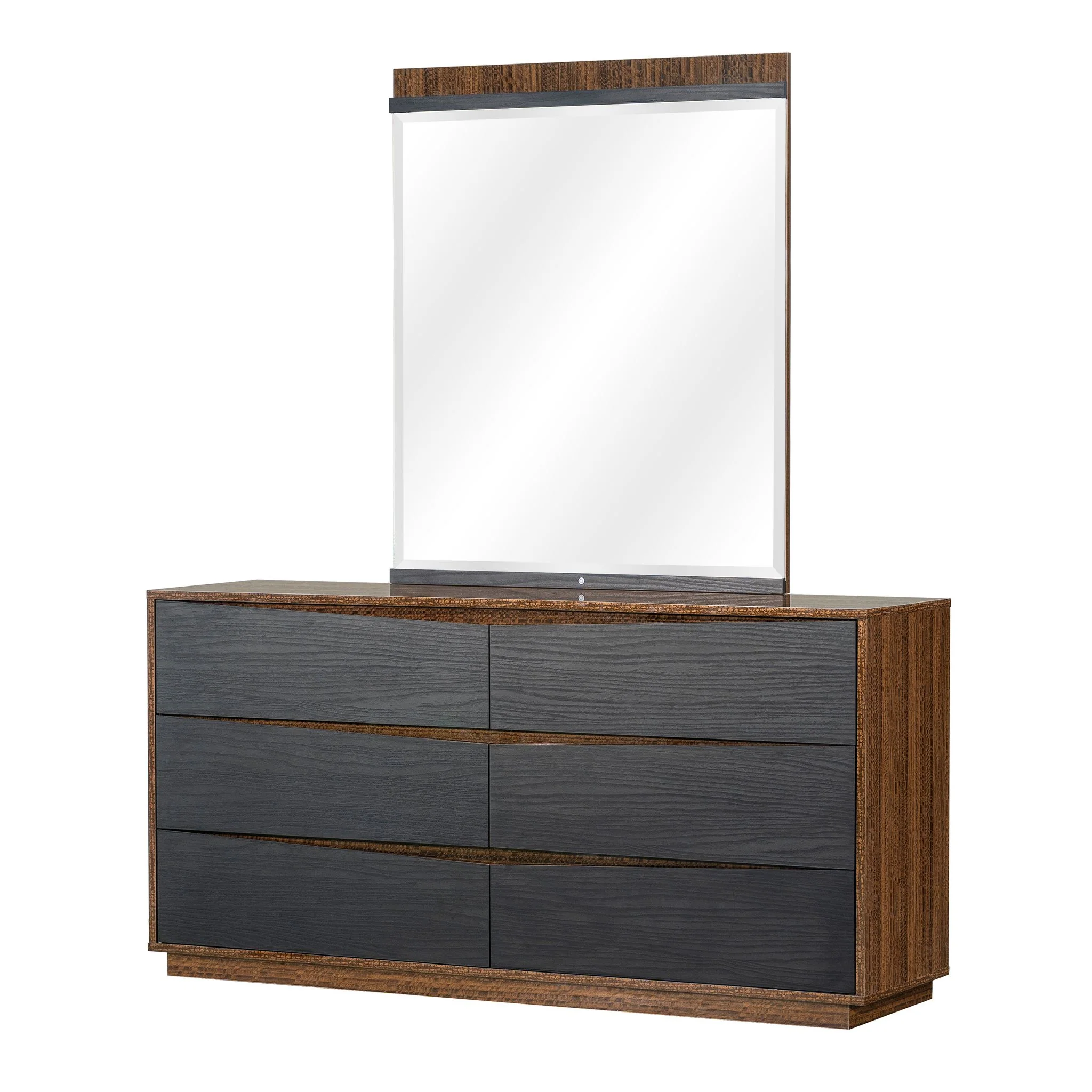 Kayner Dresser with Mirror - Charcoal - Image 3
