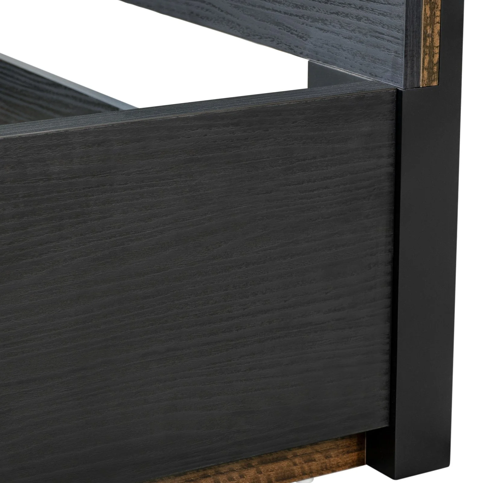 Kayner Eastern King Bed with LED Lights - Charcoal - Image 23