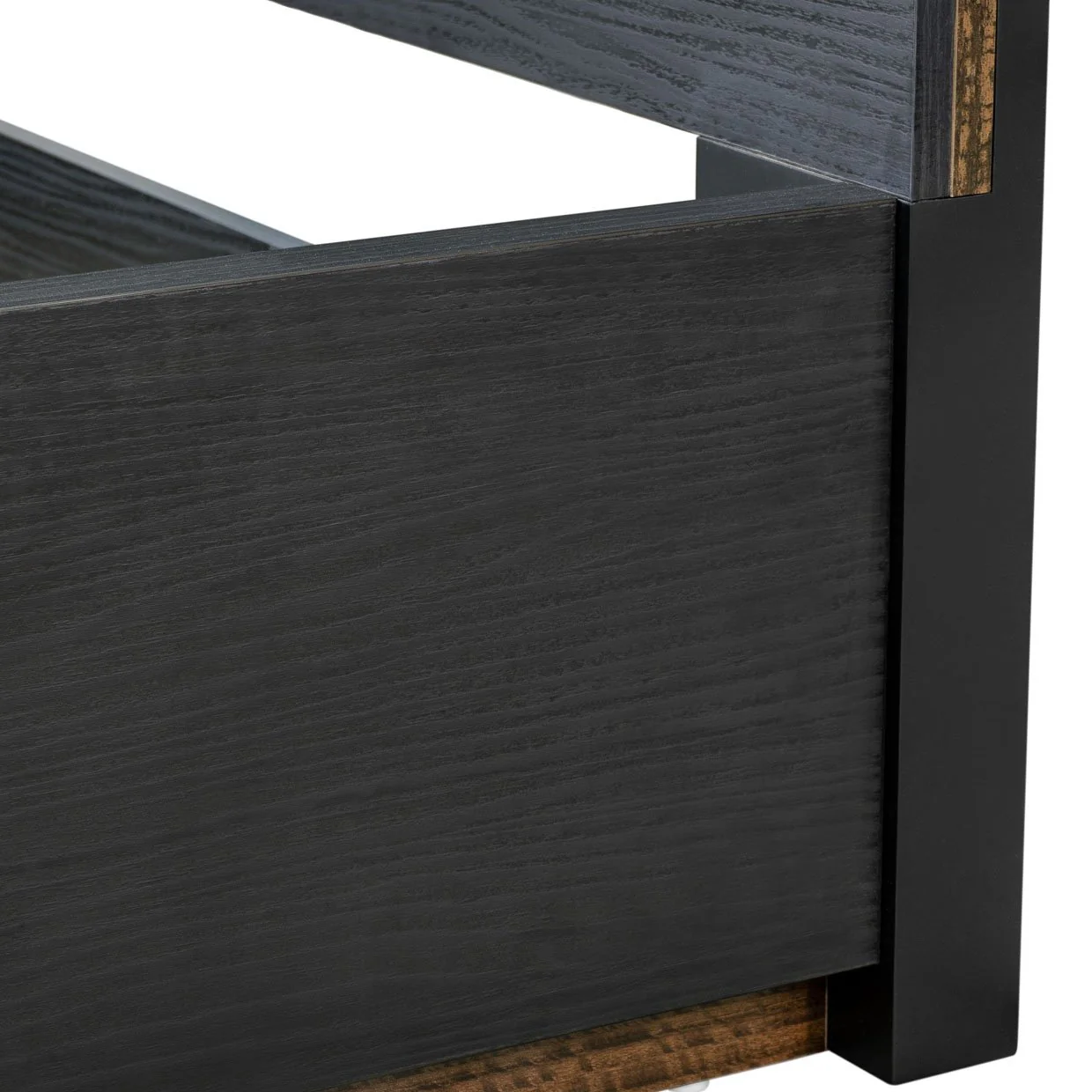 Kayner Queen Bed with LED Lights - Charcoal - Image 30
