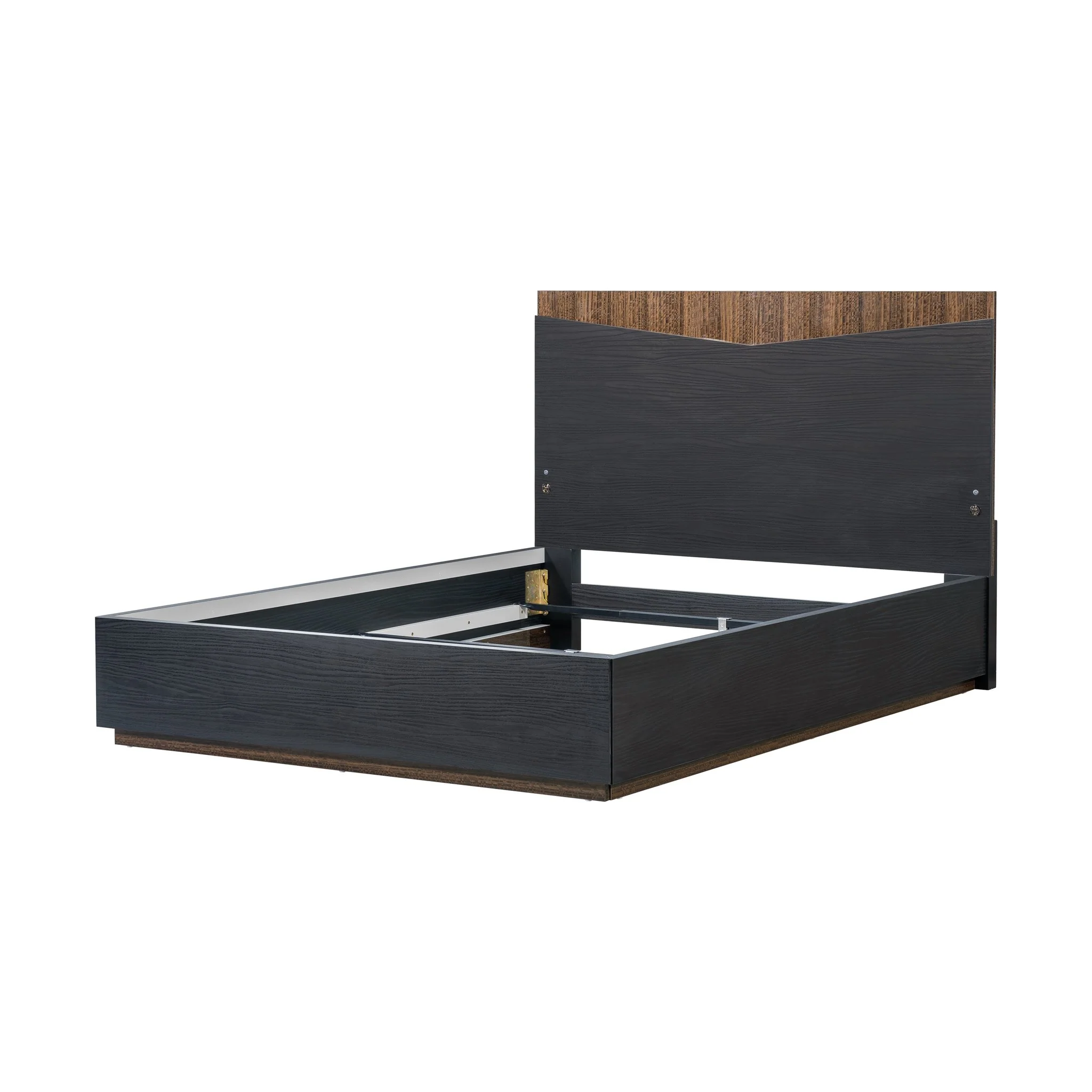 Kayner Queen Bed with LED Lights - Charcoal - Image 33