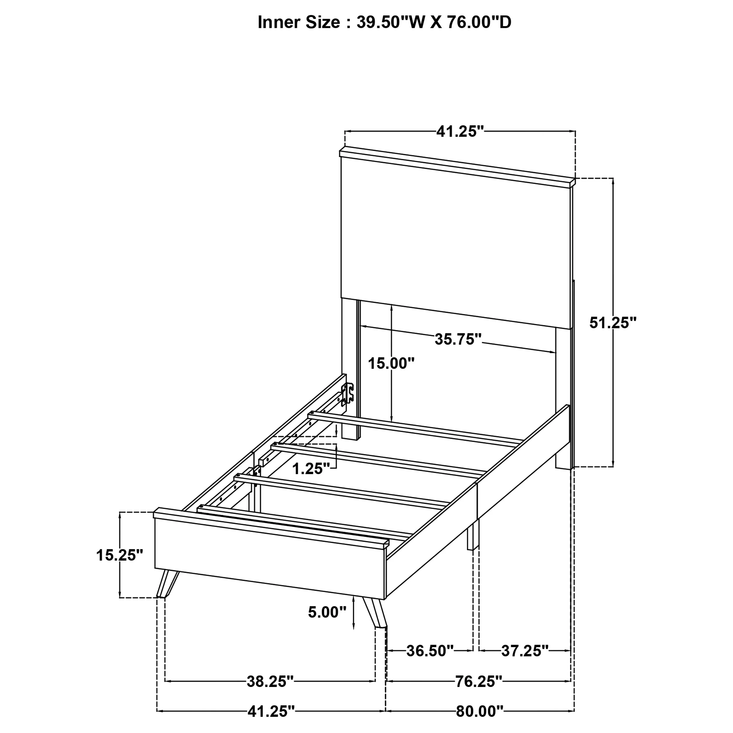 Kaywood Panel Bed - Image 39