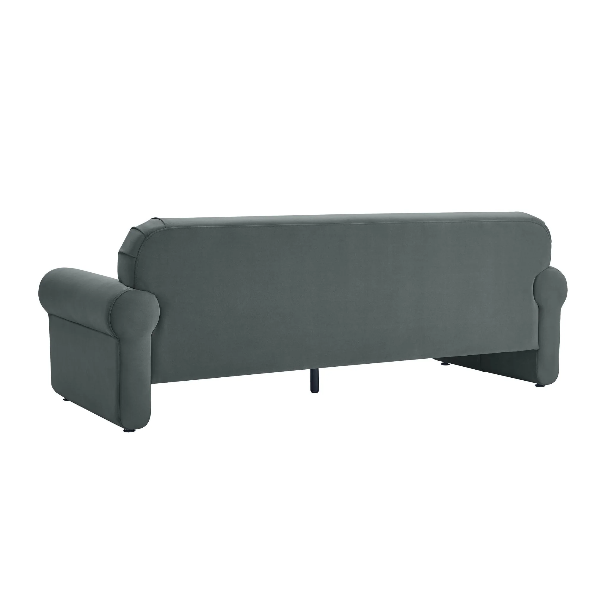 Keelee Grey 84 Inch Velvet Sofa - Image 4