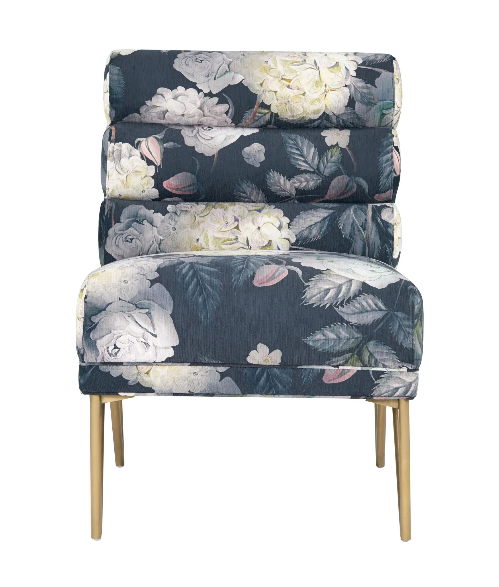 Kelly Floral Velvet Chair - Image 3