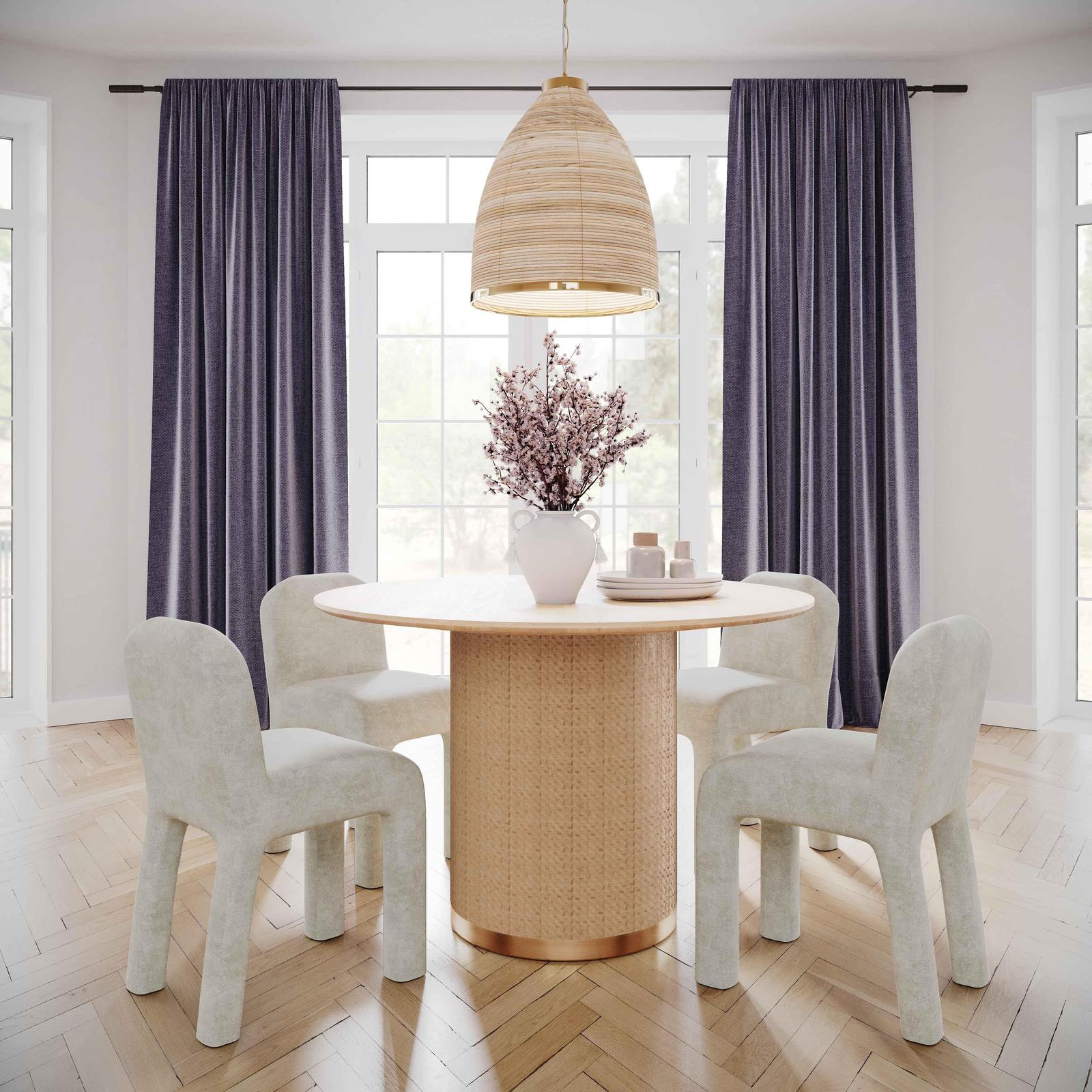 Kelsey Rattan Pendant Lamp - Image 2