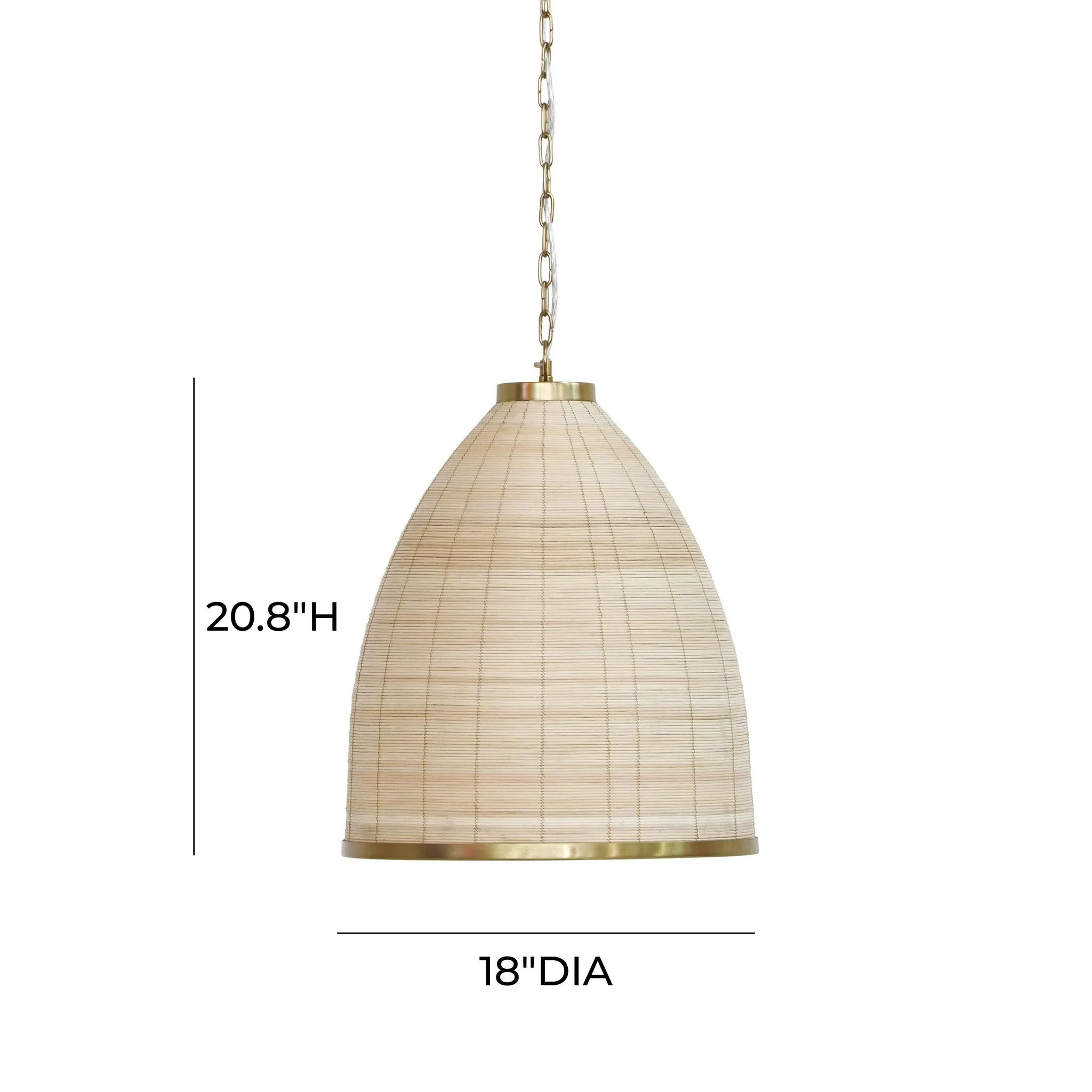 Kelsey Rattan Pendant Lamp - Image 6