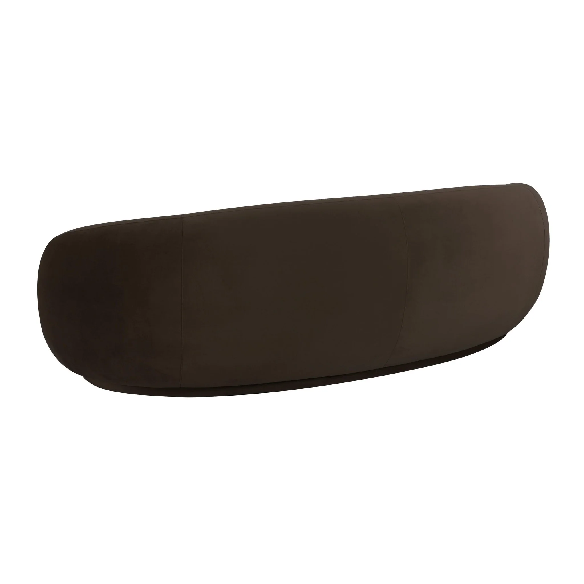 Kendall Chocolate Brown Velvet Sofa - Image 4
