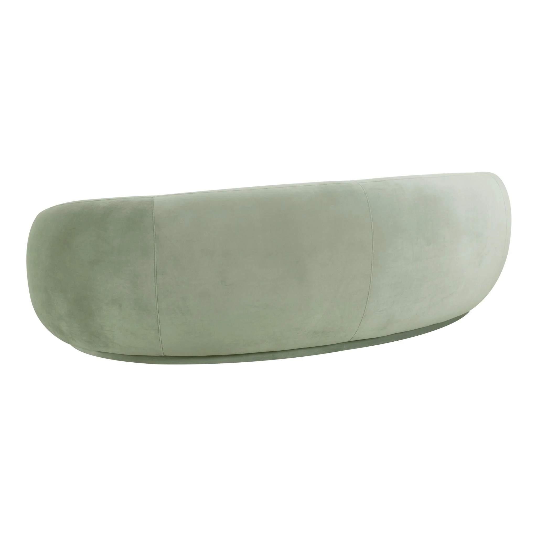 Kendall Moss Green Velvet Sofa - Image 4