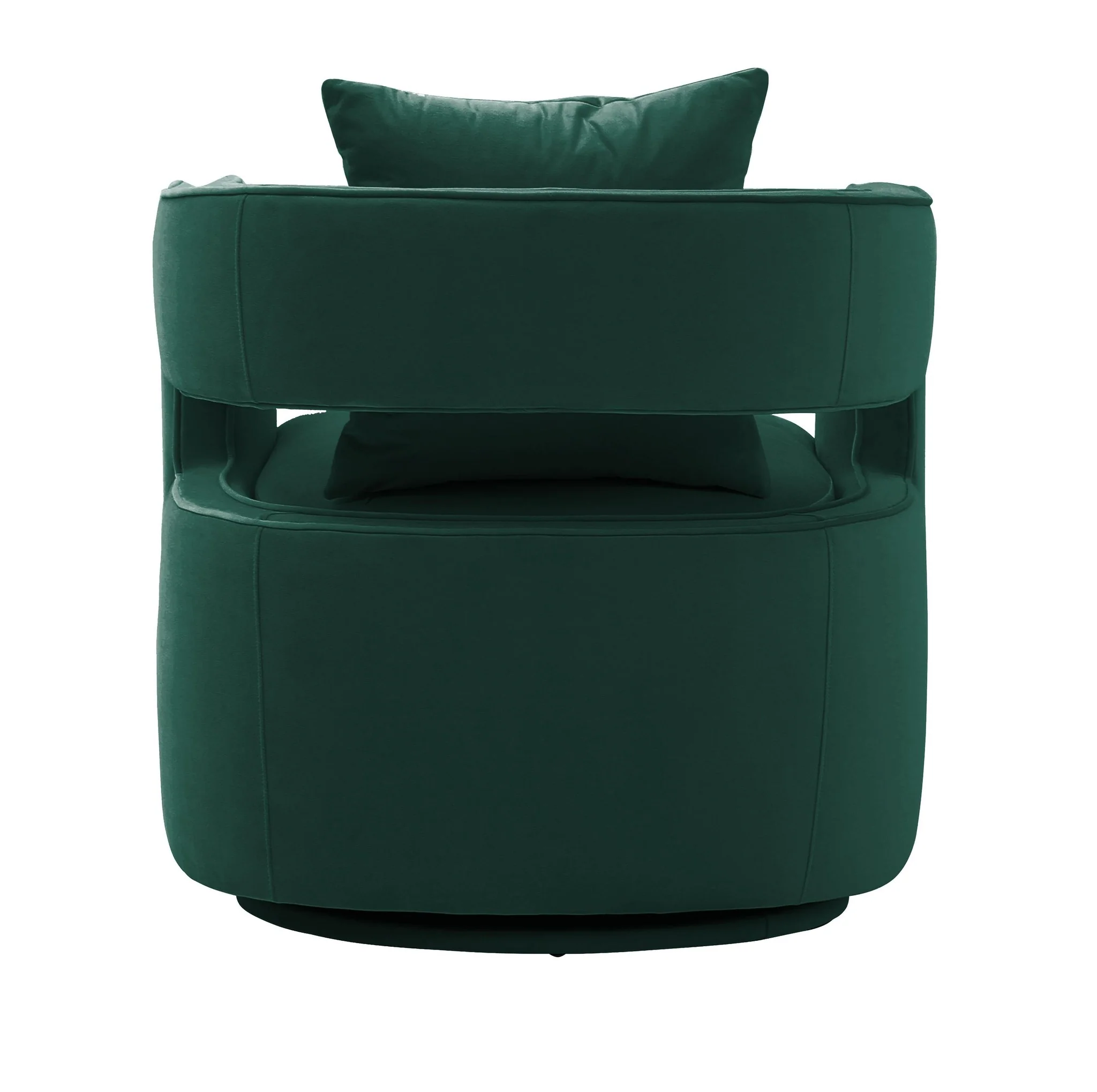 Kennedy Forest Green Velvet Swivel Chair - Image 4