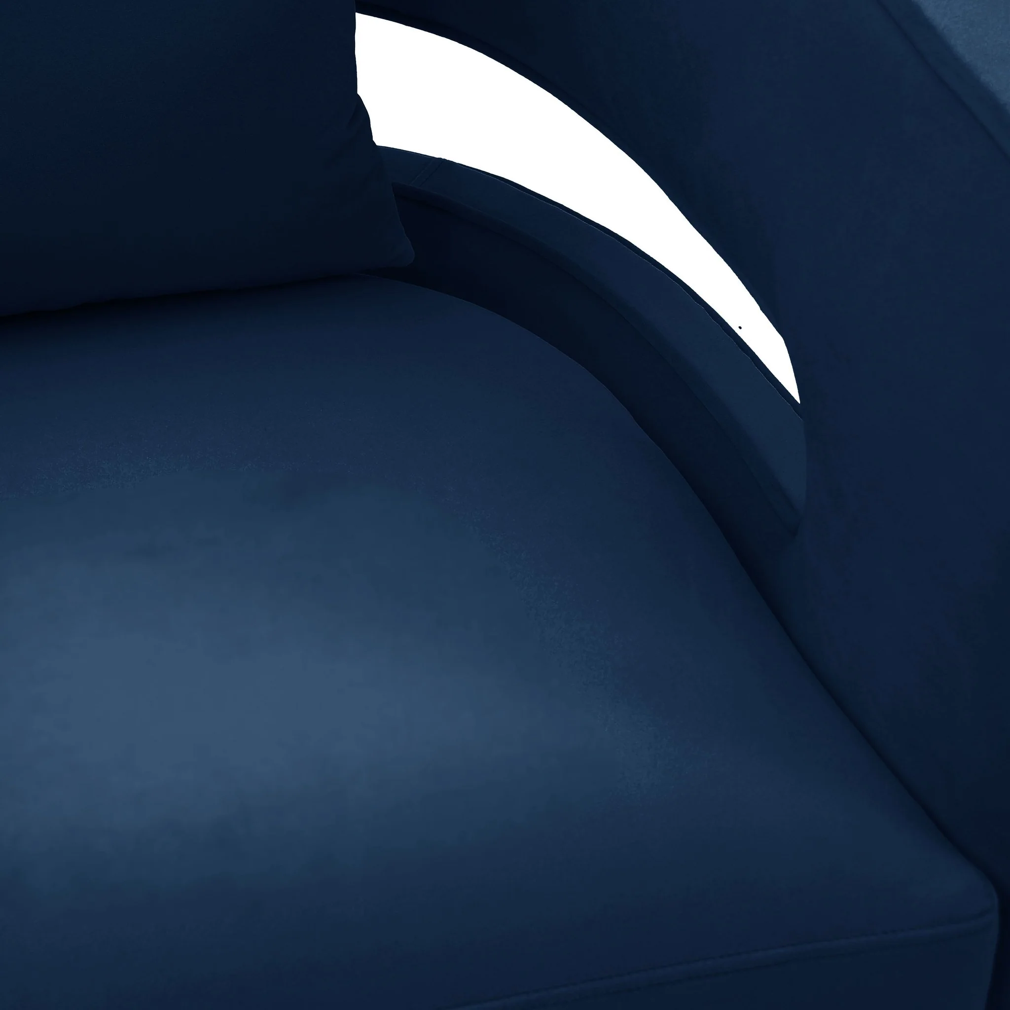 Kennedy Navy Velvet Swivel Chair - Image 5