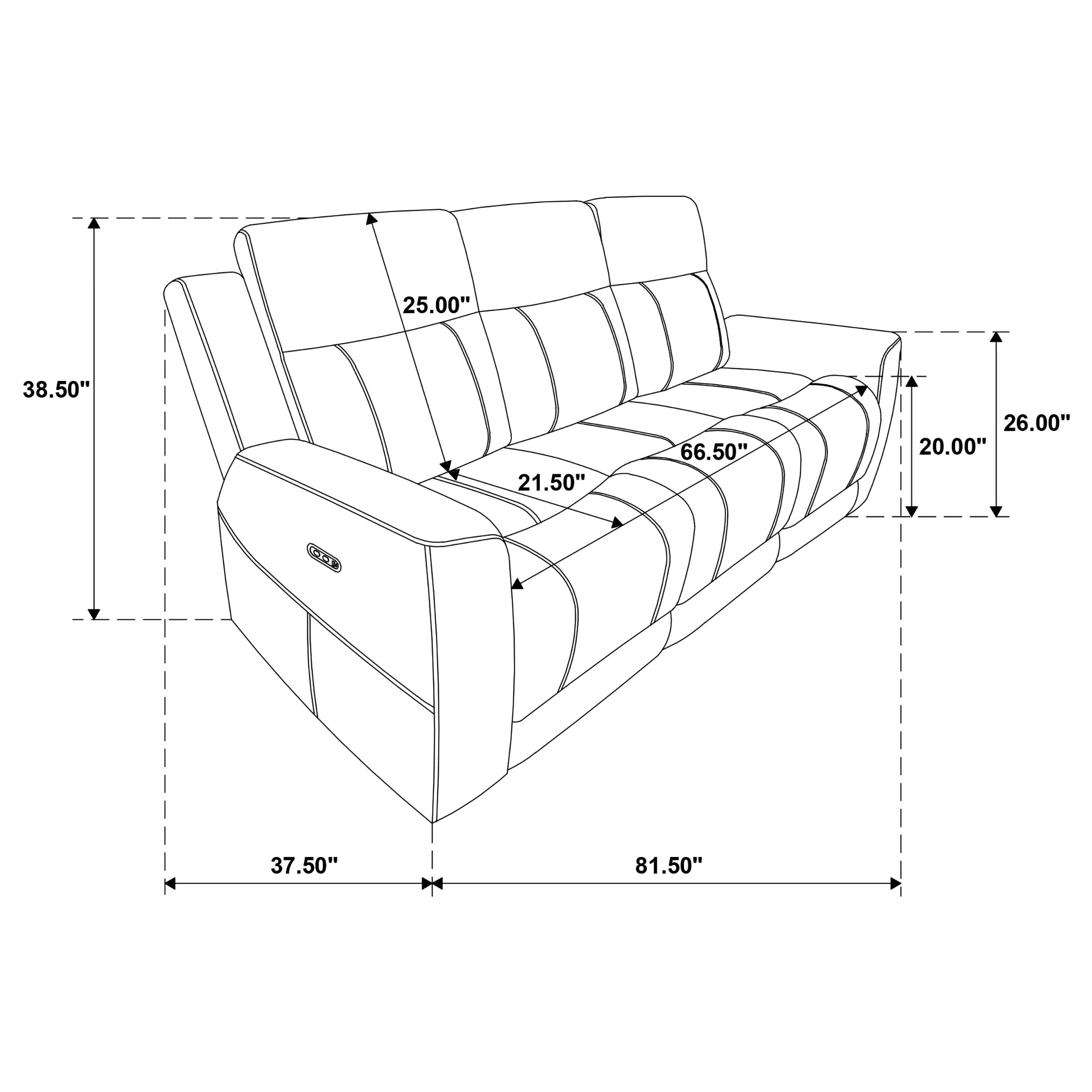 Kennett Power Reclining Sofa Set - Image 34