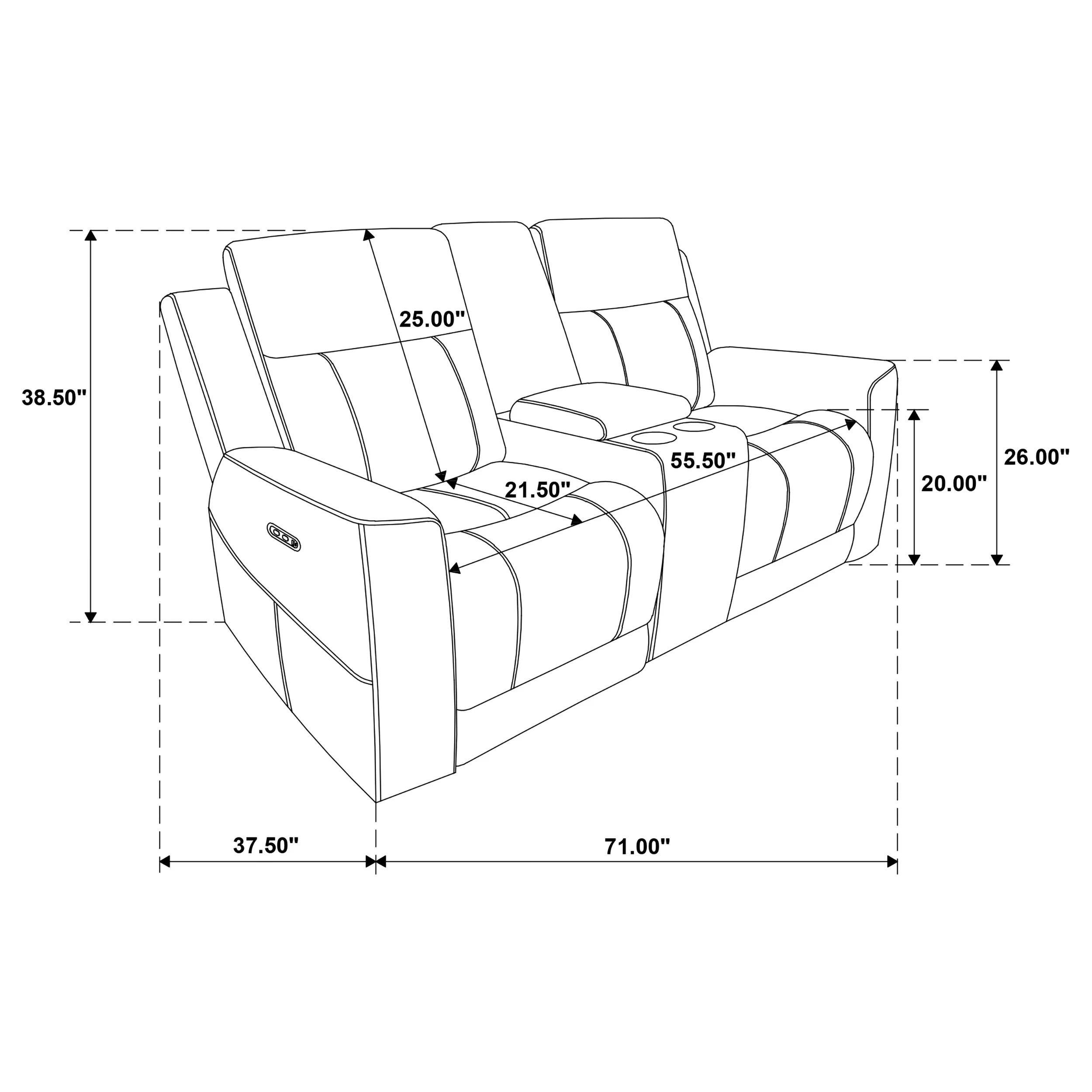 Kennett Power Reclining Sofa Set - Image 71