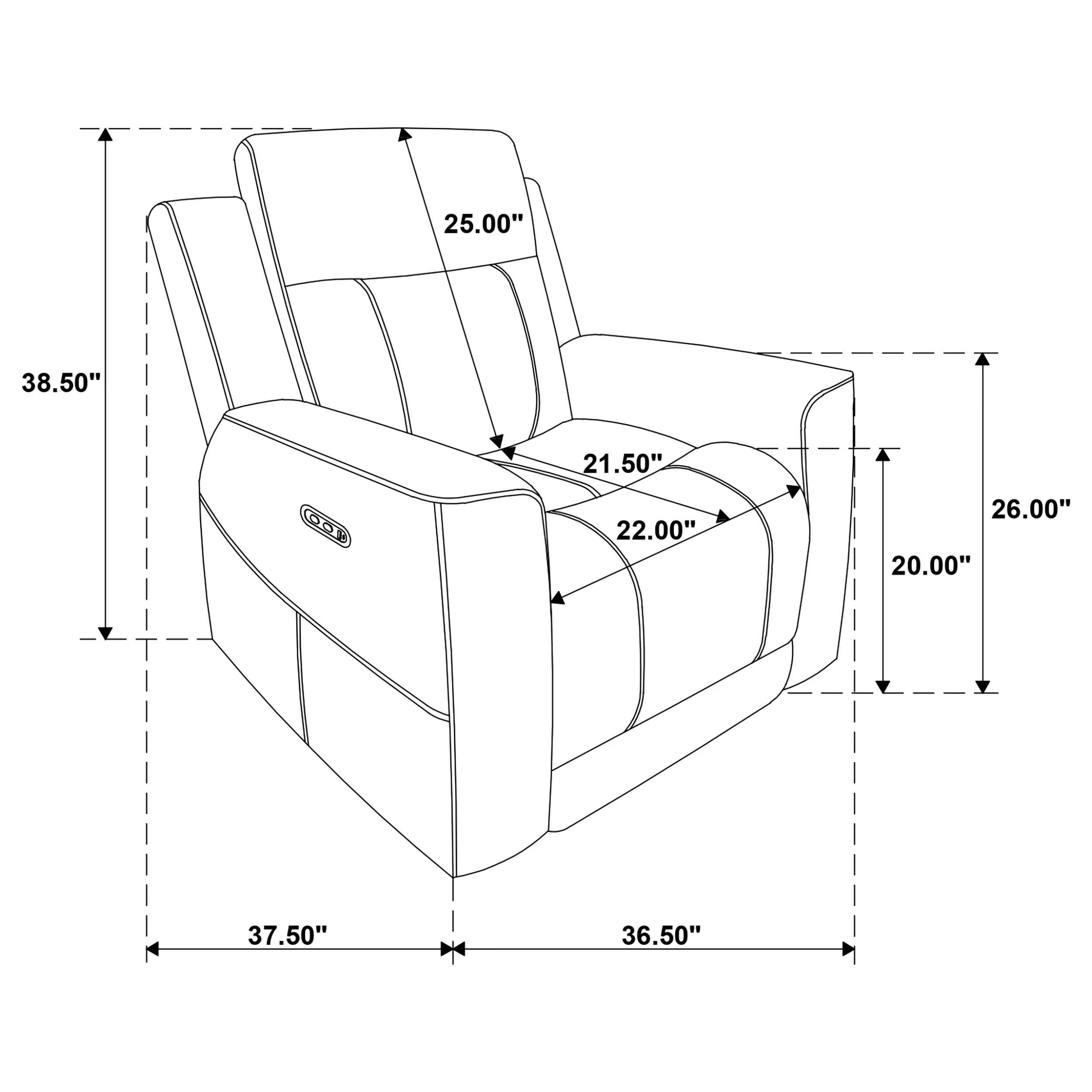 Kennett Power Reclining Sofa Set - Image 72