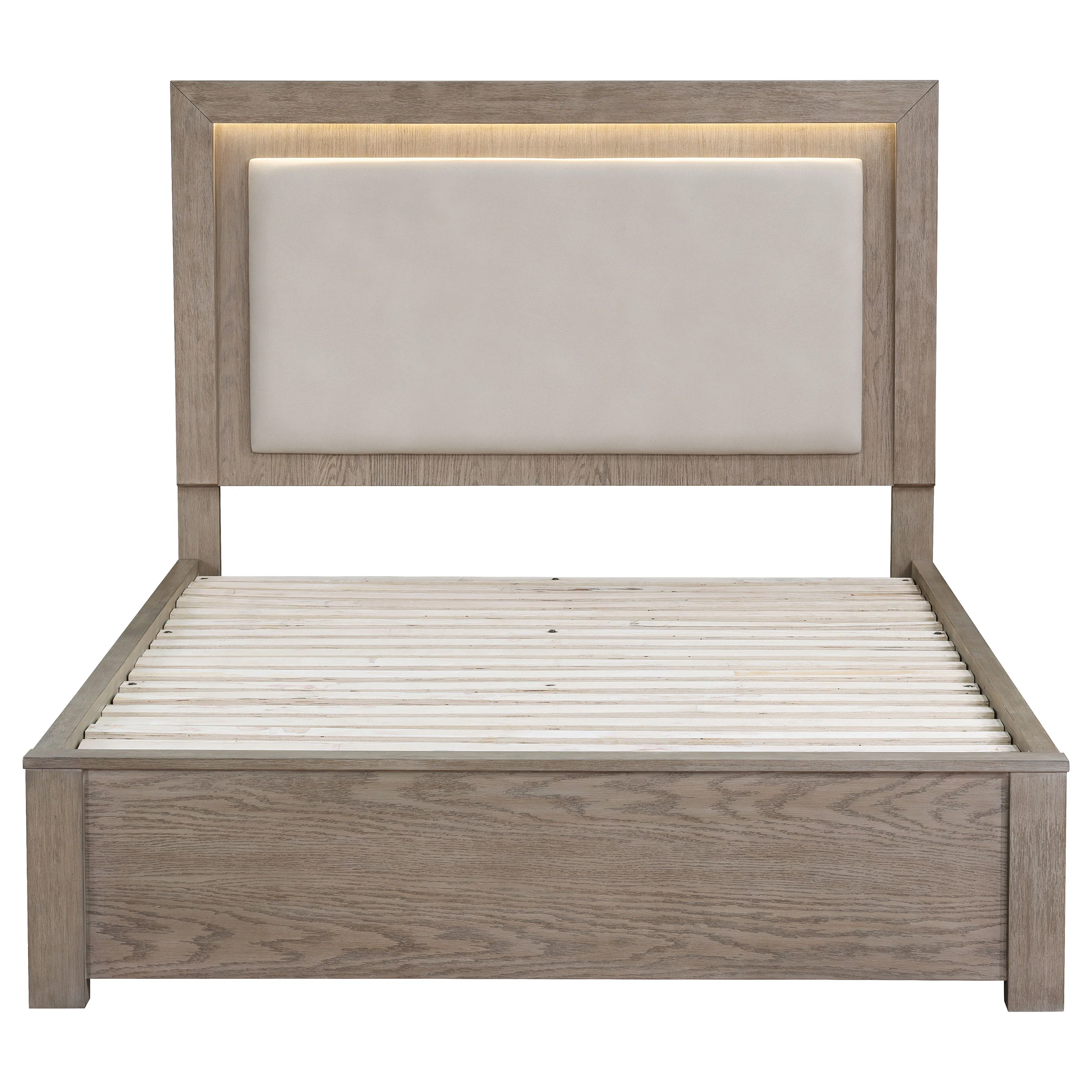 Kenora Panel Platform Storage Bed with LED Lighting - Image 7