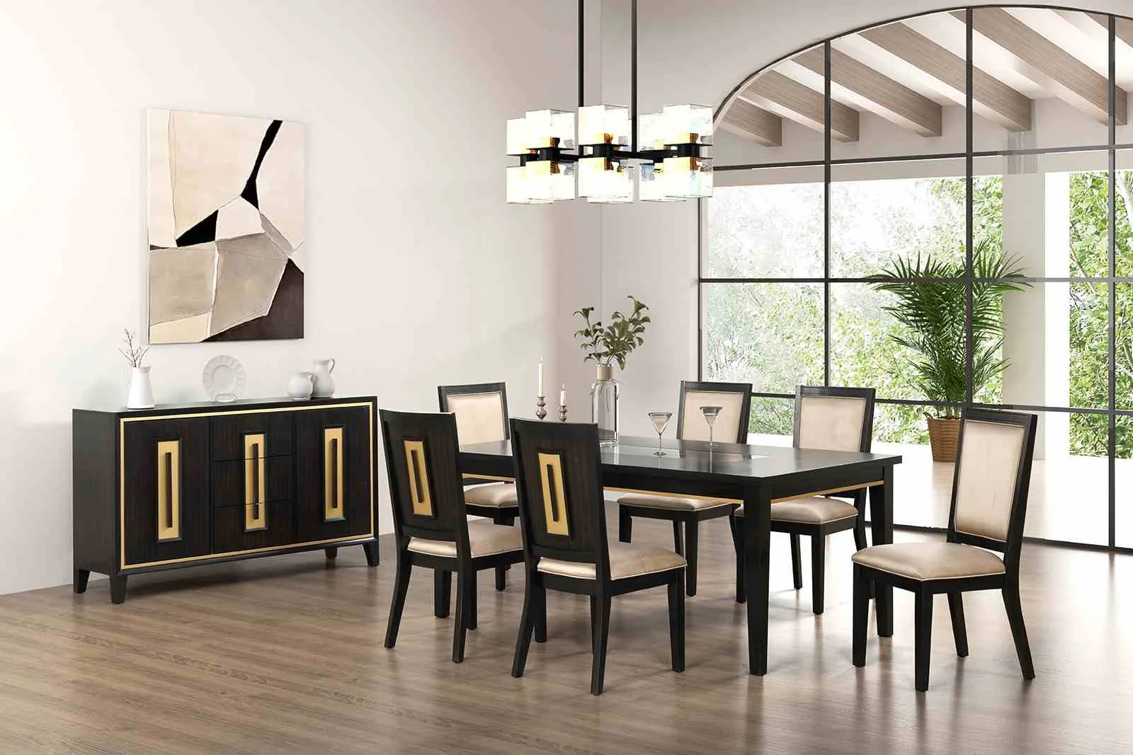 Kenyada Side Chair (2/CTN), Espresso - Image 2
