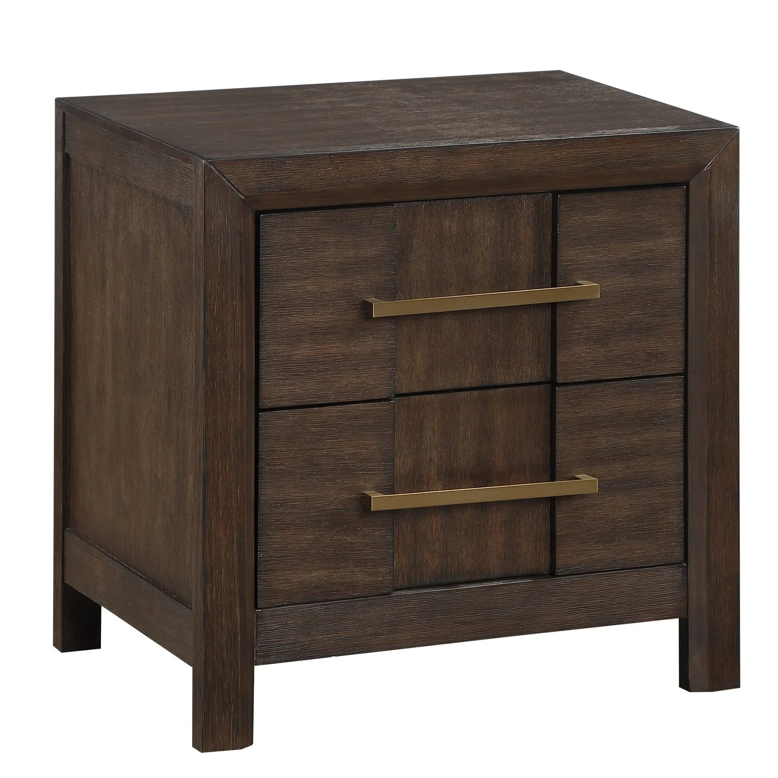 Kenzo Full 4 Pc Bedroom Set Walnut - Image 13
