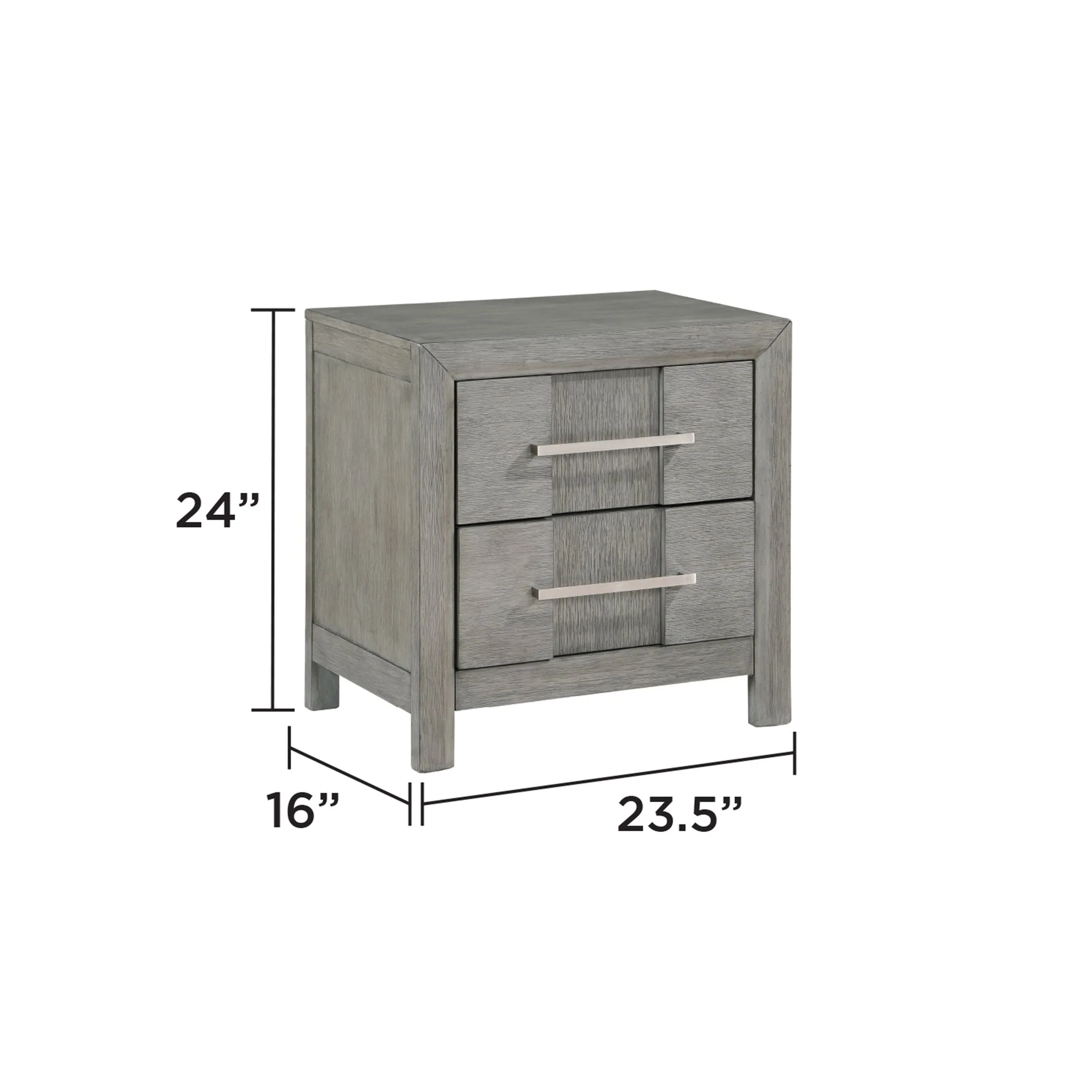 Kenzo Nightstand Gray - Image 6