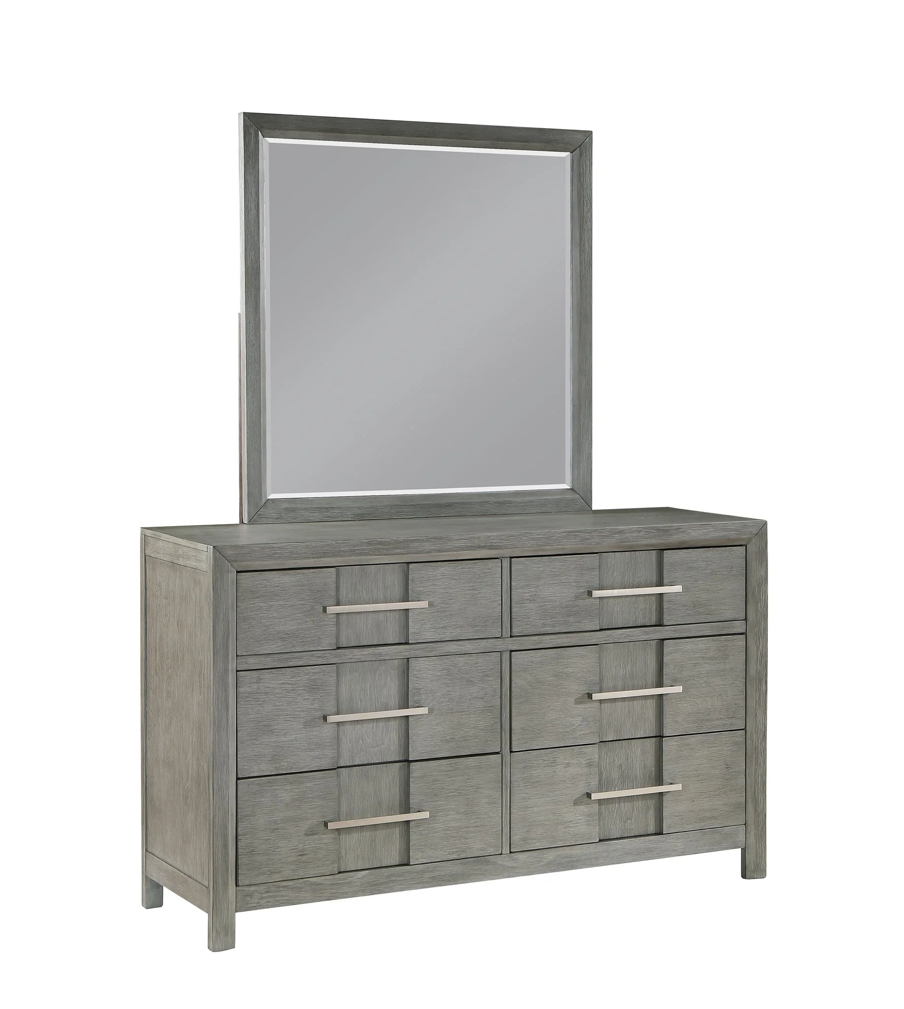 Kenzo Queen 4 Pc Bedroom Set Gray - Image 6