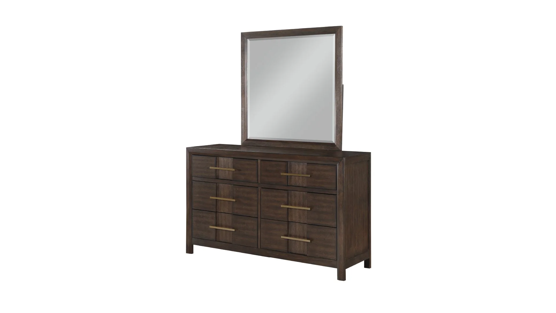 Kenzo Queen 5 Pc Bedroom Set Walnut - Image 12
